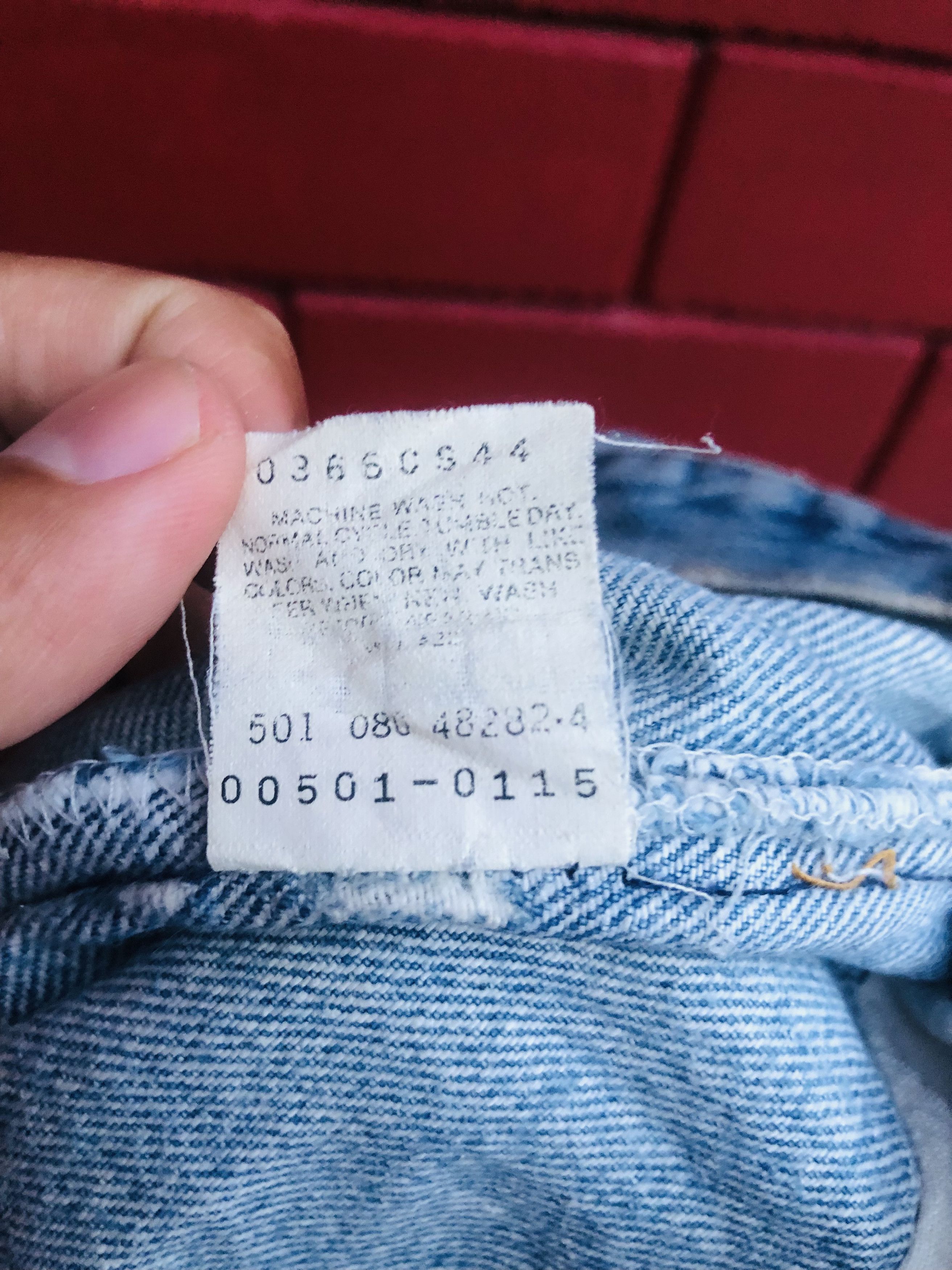 Japanese Brand × Vintage Vintage Levis Distressed Sky Blue Colour Designer Style Size US 31 - 11 Thumbnail
