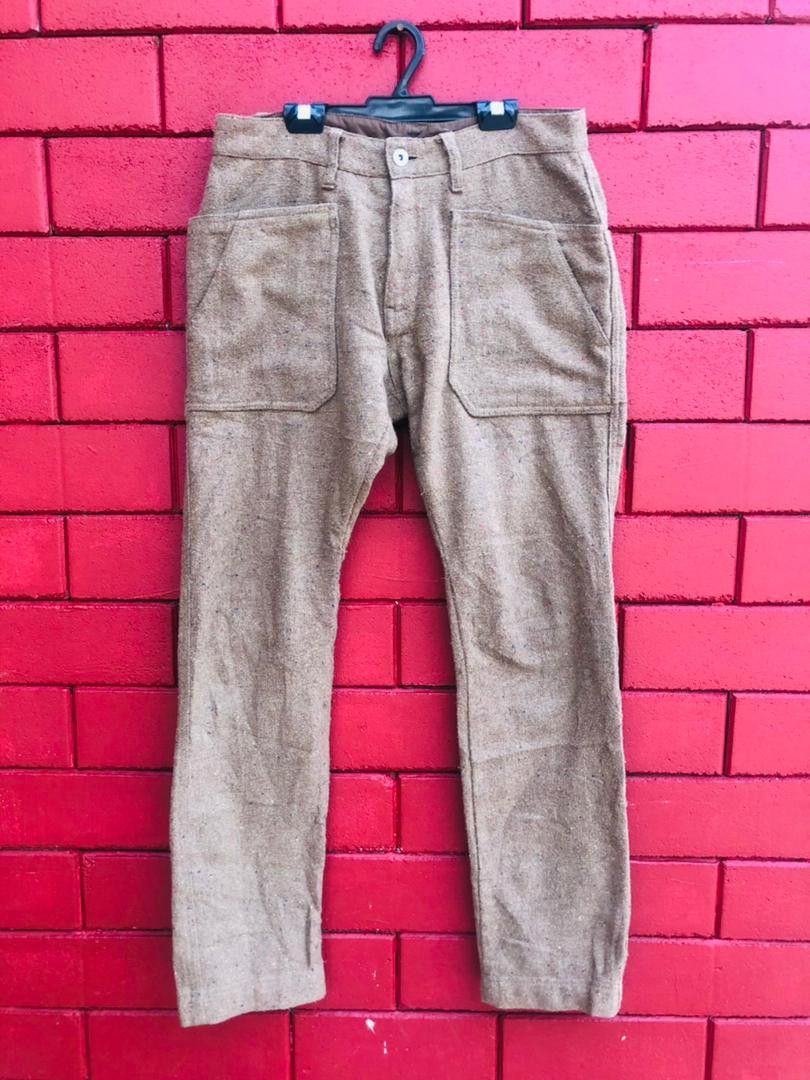 image of Vintage Abahouse Big Pocket Designer Fashion Style Pant in Coco Brown, Men's (Size 30)
