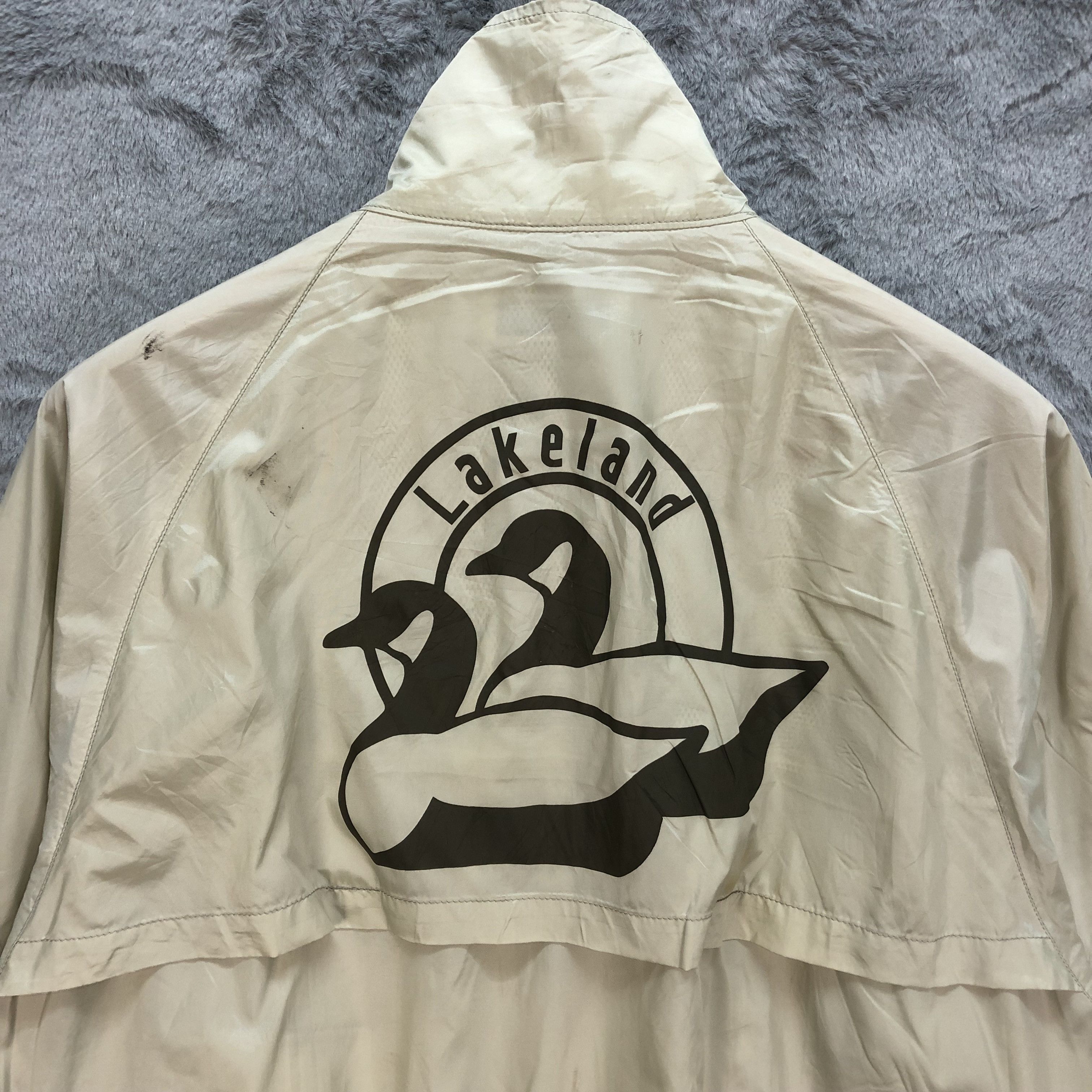 Japanese Brand Vintage Lakeland Swan Big Logo Golfwear Jacket #6188-52 Size US M / EU 48-50 / 2 - 2 Thumbnail