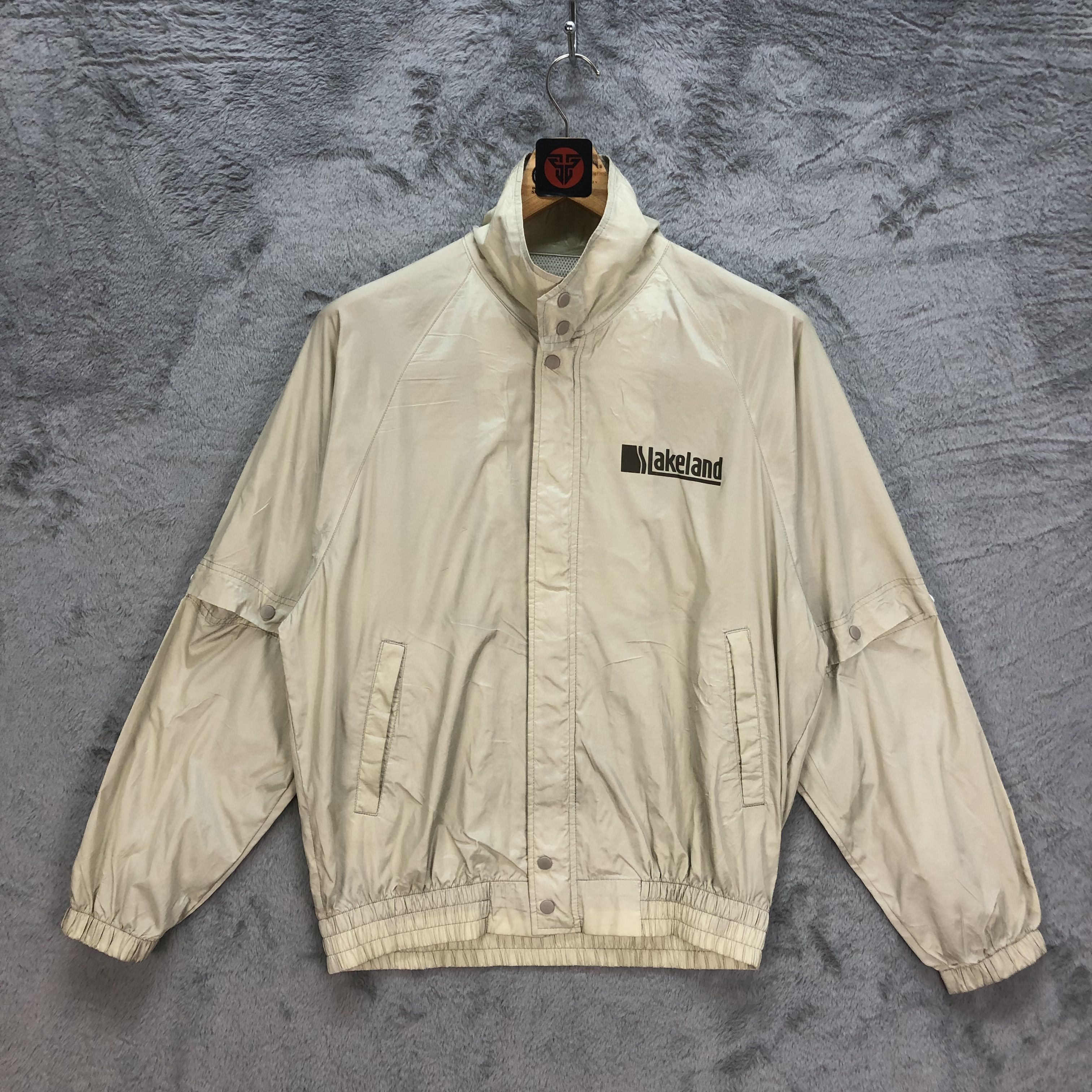 Japanese Brand Vintage Lakeland Swan Big Logo Golfwear Jacket #6188-52 Size US M / EU 48-50 / 2 - 5 Thumbnail