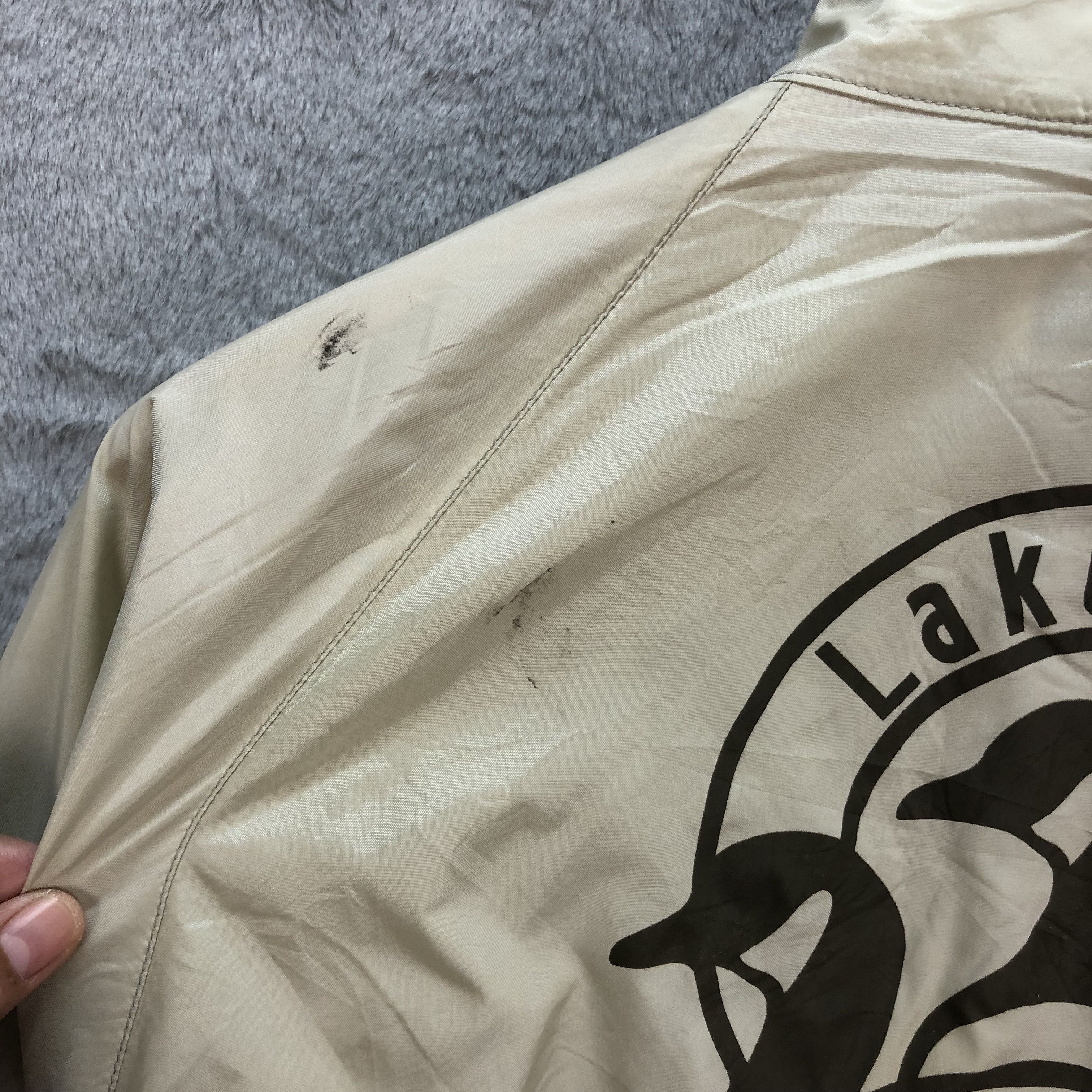 Japanese Brand Vintage Lakeland Swan Big Logo Golfwear Jacket #6188-52 Size US M / EU 48-50 / 2 - 3 Thumbnail