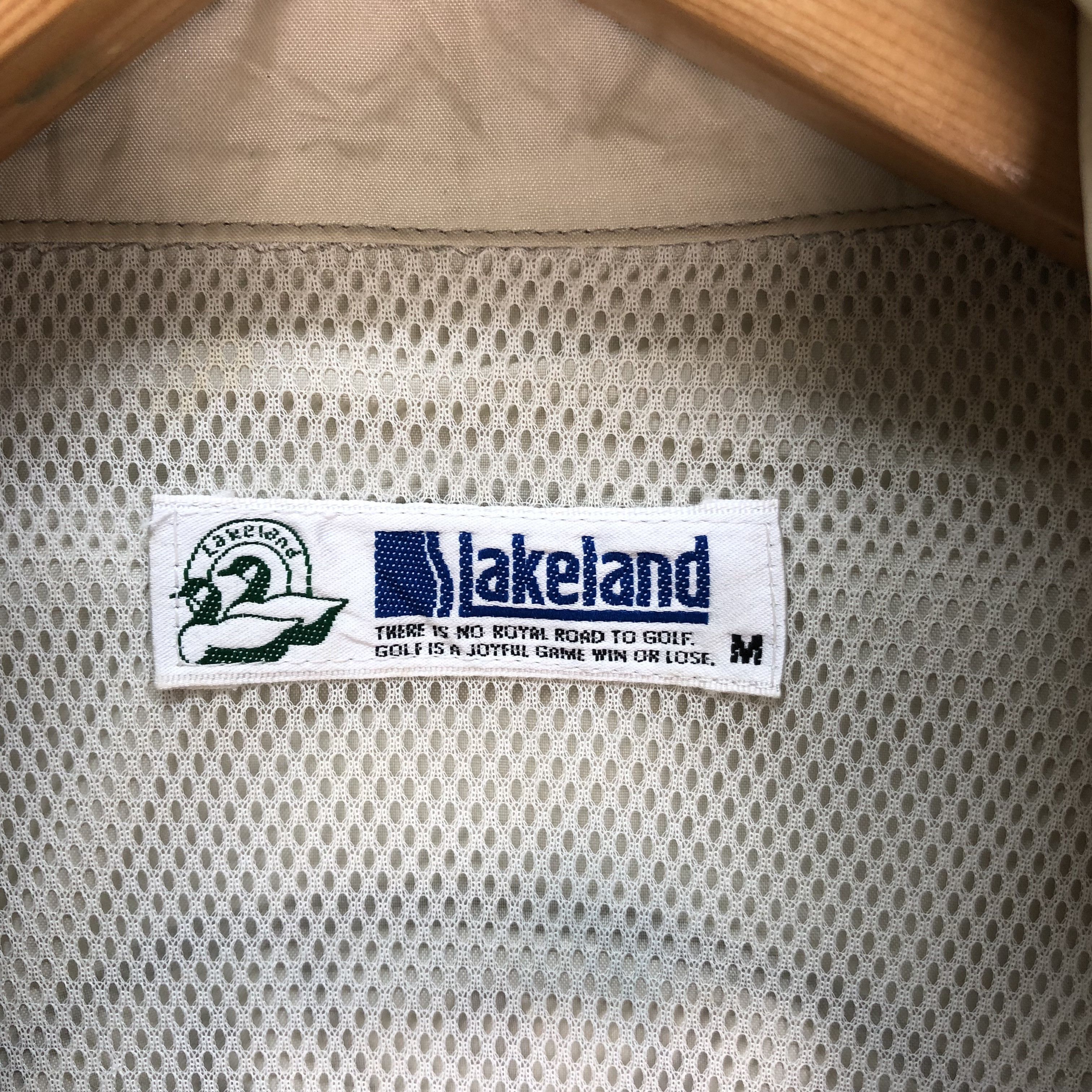 Japanese Brand Vintage Lakeland Swan Big Logo Golfwear Jacket #6188-52 Size US M / EU 48-50 / 2 - 11 Thumbnail