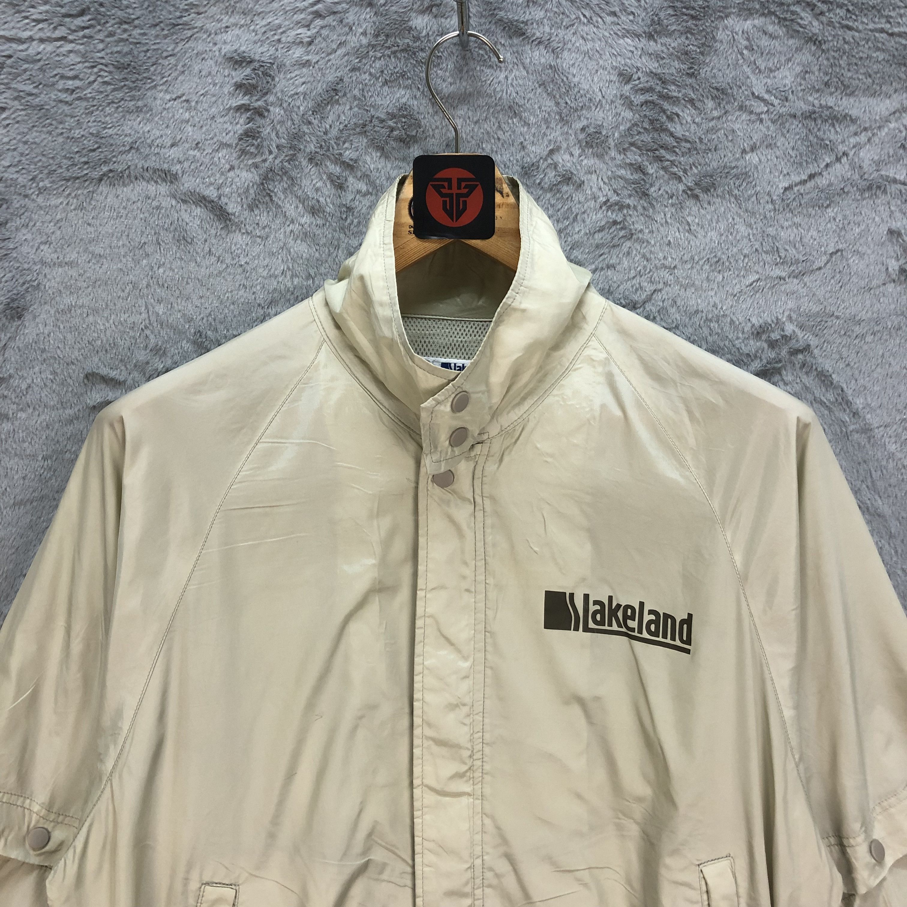 Japanese Brand Vintage Lakeland Swan Big Logo Golfwear Jacket #6188-52 Size US M / EU 48-50 / 2 - 6 Thumbnail
