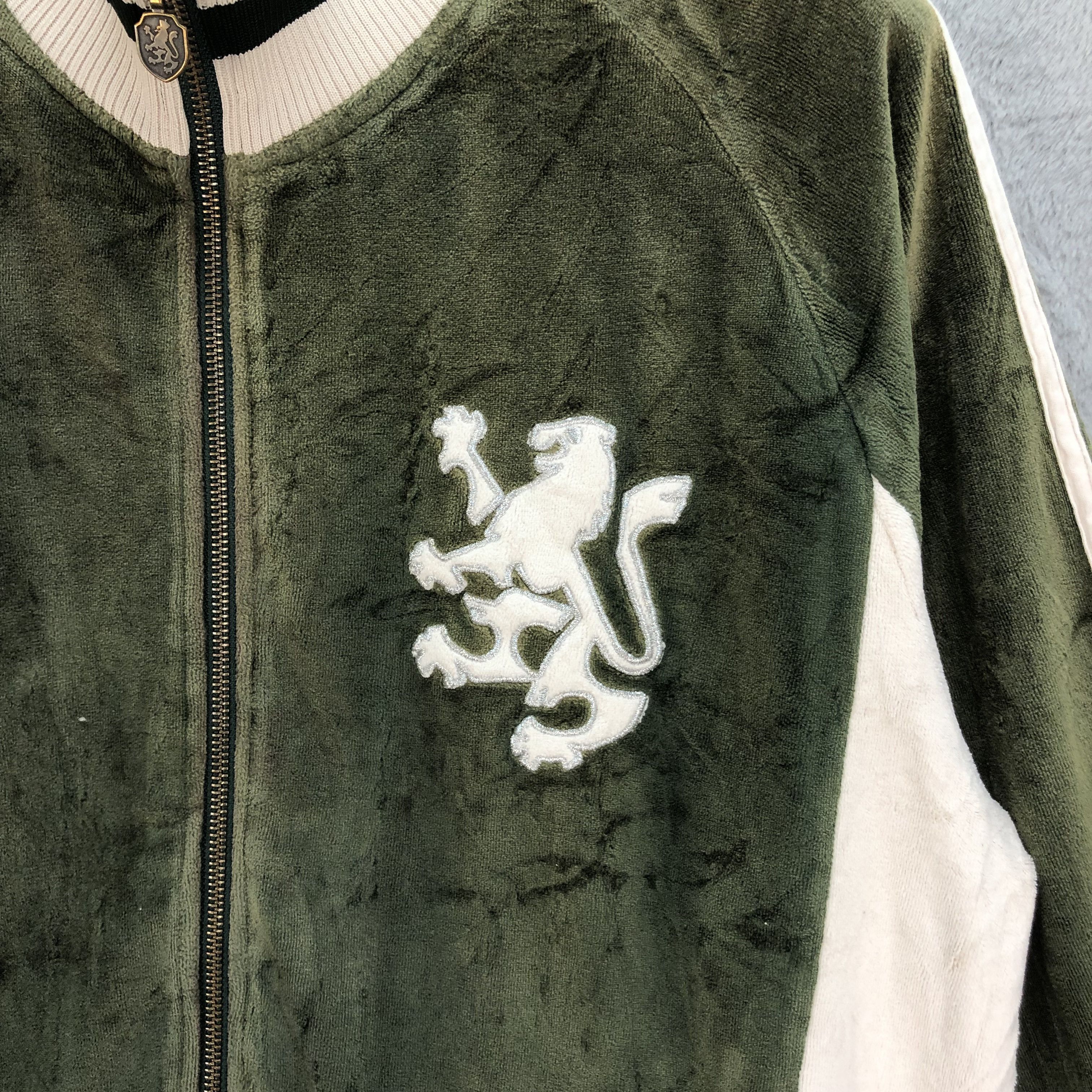 Japanese Brand Luvgun Spell Out Big Logo Velvet Jacket #6192-53 Size US L / EU 52-54 / 3 - 6 Thumbnail