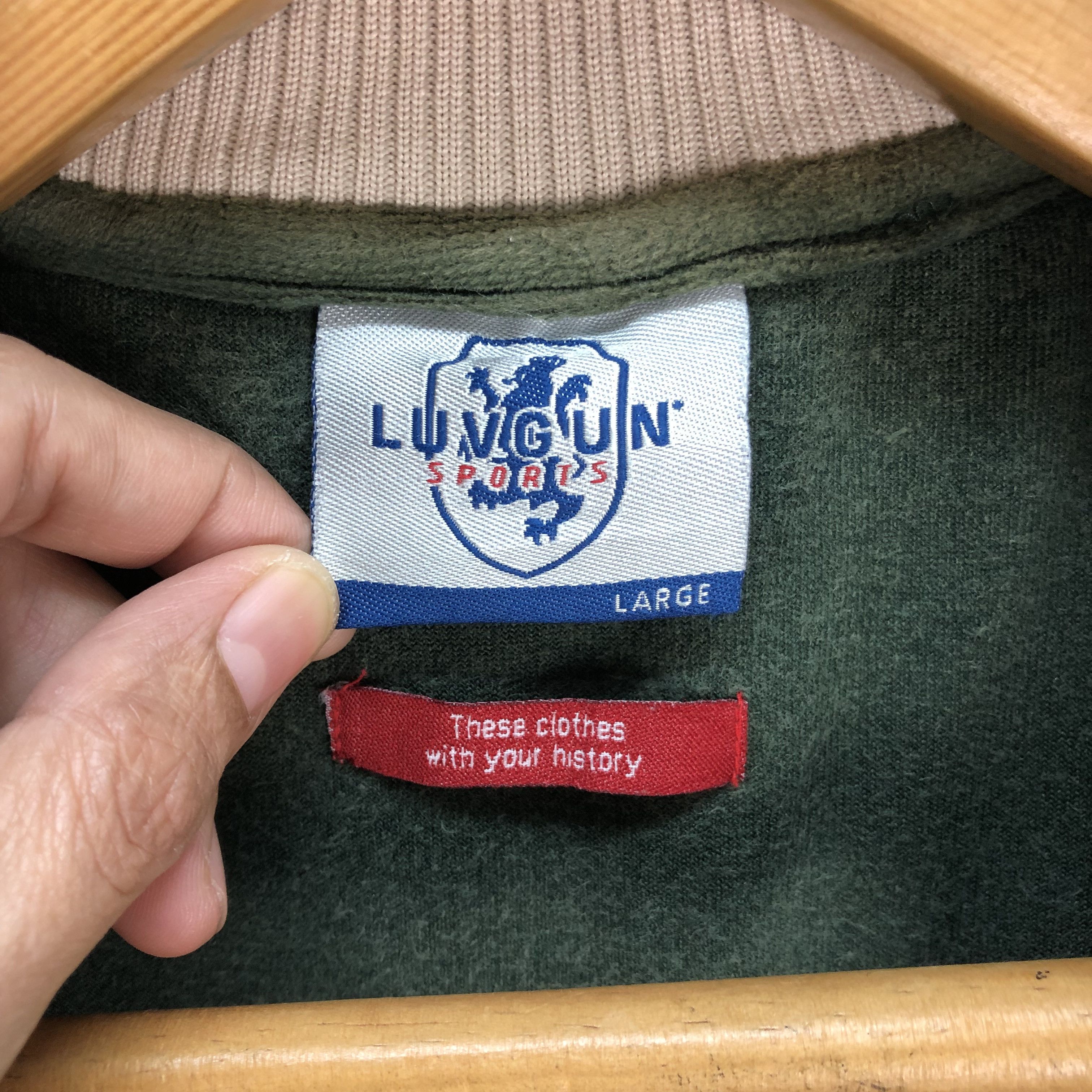 Japanese Brand Luvgun Spell Out Big Logo Velvet Jacket #6192-53 Size US L / EU 52-54 / 3 - 12 Thumbnail