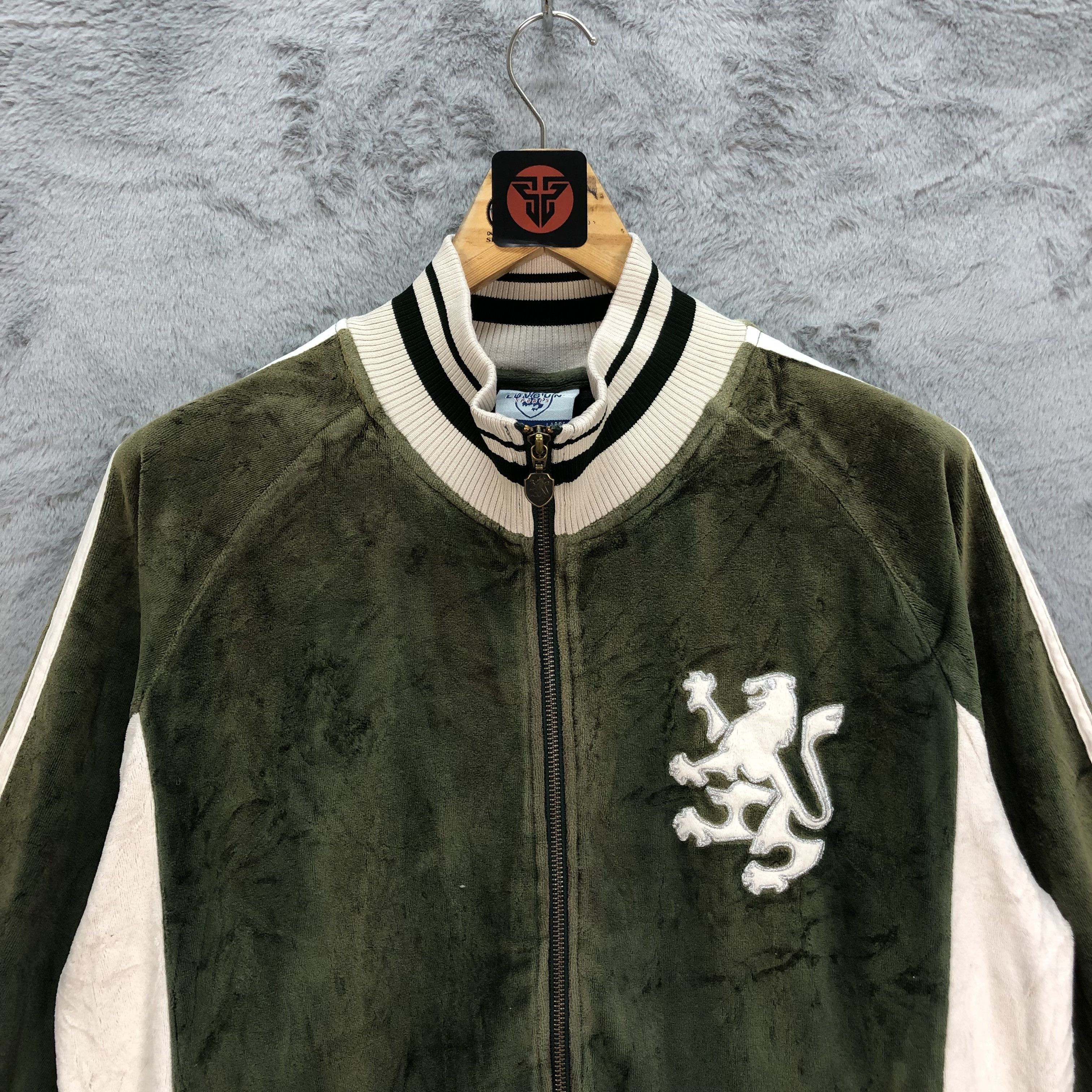 Japanese Brand Luvgun Spell Out Big Logo Velvet Jacket #6192-53 Size US L / EU 52-54 / 3 - 4 Thumbnail