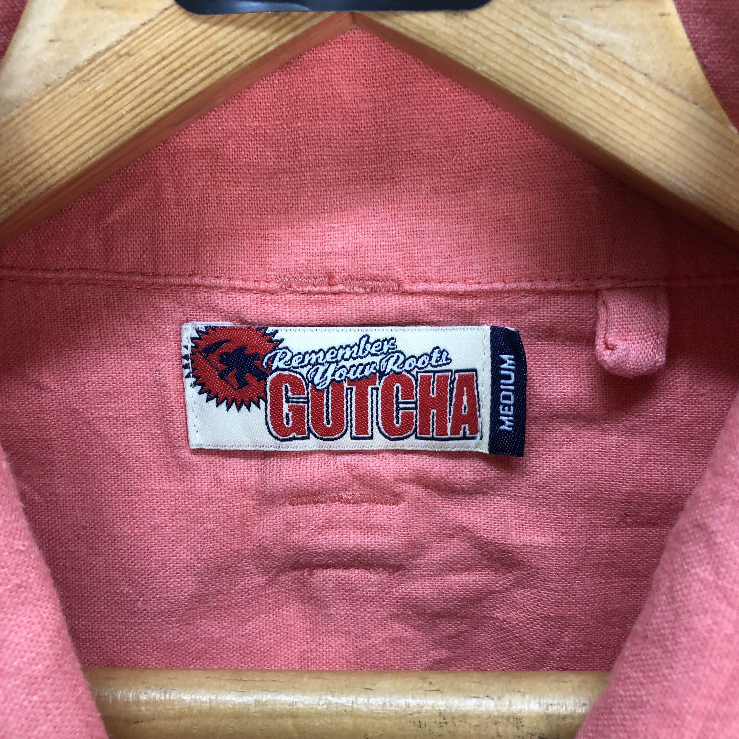Gotcha Gotcha Master of Surfing Orange Button Ups Shirt #6190-52 Size US M / EU 48-50 / 2 - 7 Thumbnail