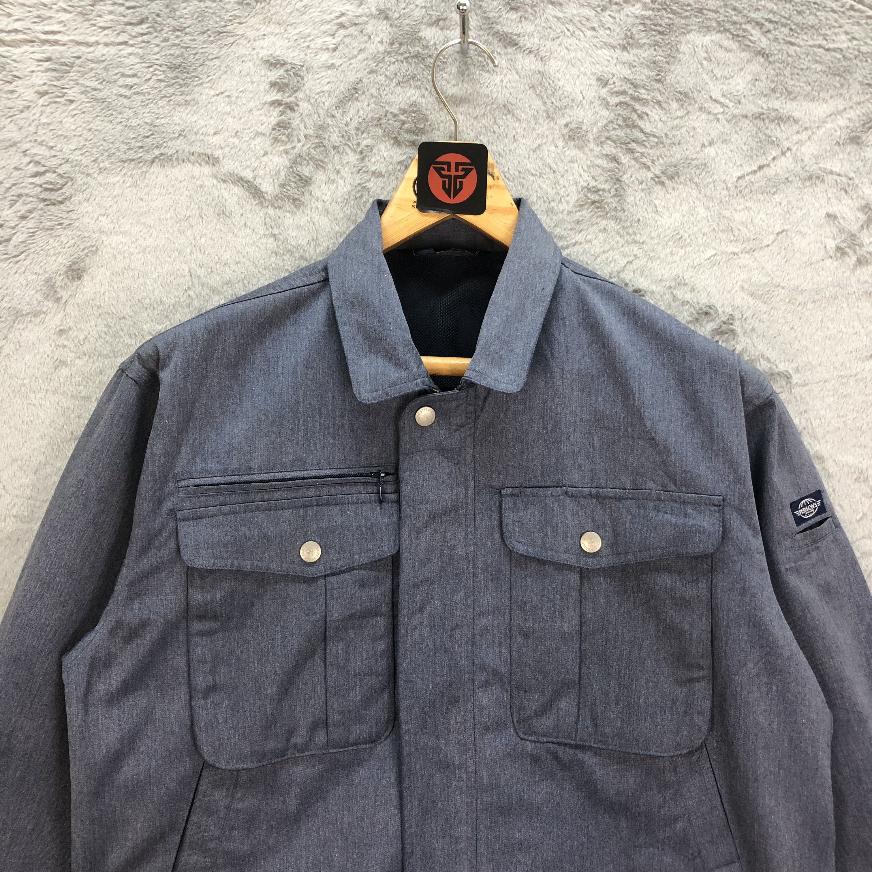 PERSON'S Vintage Person's Uniform Jacket / Chore Jacket #6186-52 Size US M / EU 48-50 / 2 - 2 Thumbnail