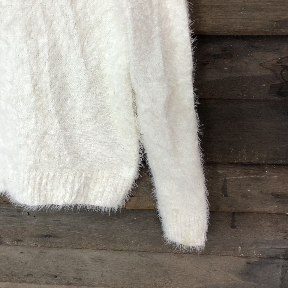 Homespun Knitwear Japanese Brand Shag Shaggy Fur Mohair Knitwear #7016 Size S / US 4 / IT 40 - 5 Thumbnail
