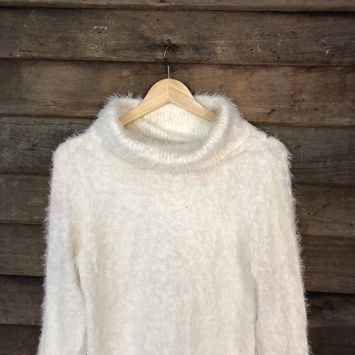 Homespun Knitwear Japanese Brand Shag Shaggy Fur Mohair Knitwear #7016 Size S / US 4 / IT 40 - 2 Thumbnail