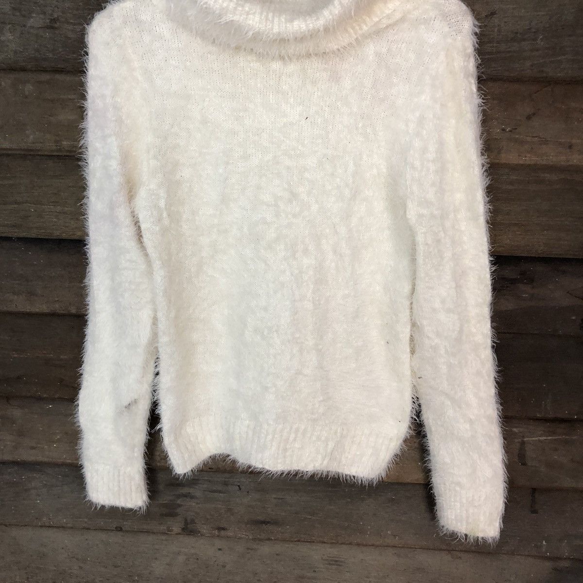 Homespun Knitwear Japanese Brand Shag Shaggy Fur Mohair Knitwear #7016 Size S / US 4 / IT 40 - 3 Thumbnail