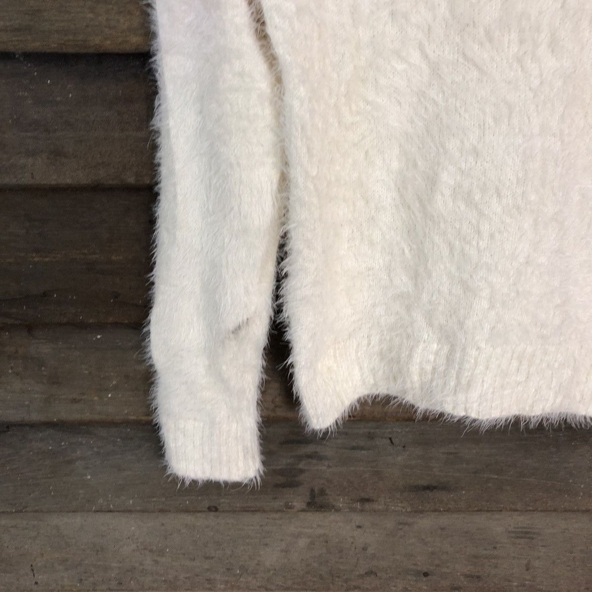 Homespun Knitwear Japanese Brand Shag Shaggy Fur Mohair Knitwear #7016 Size S / US 4 / IT 40 - 4 Thumbnail
