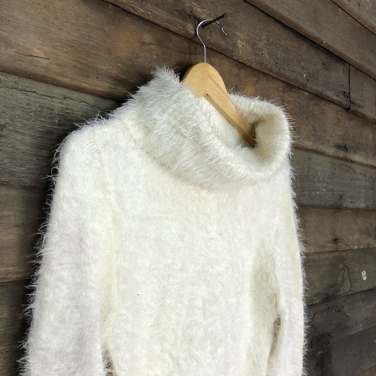Homespun Knitwear Japanese Brand Shag Shaggy Fur Mohair Knitwear #7016 Size S / US 4 / IT 40 - 6 Thumbnail