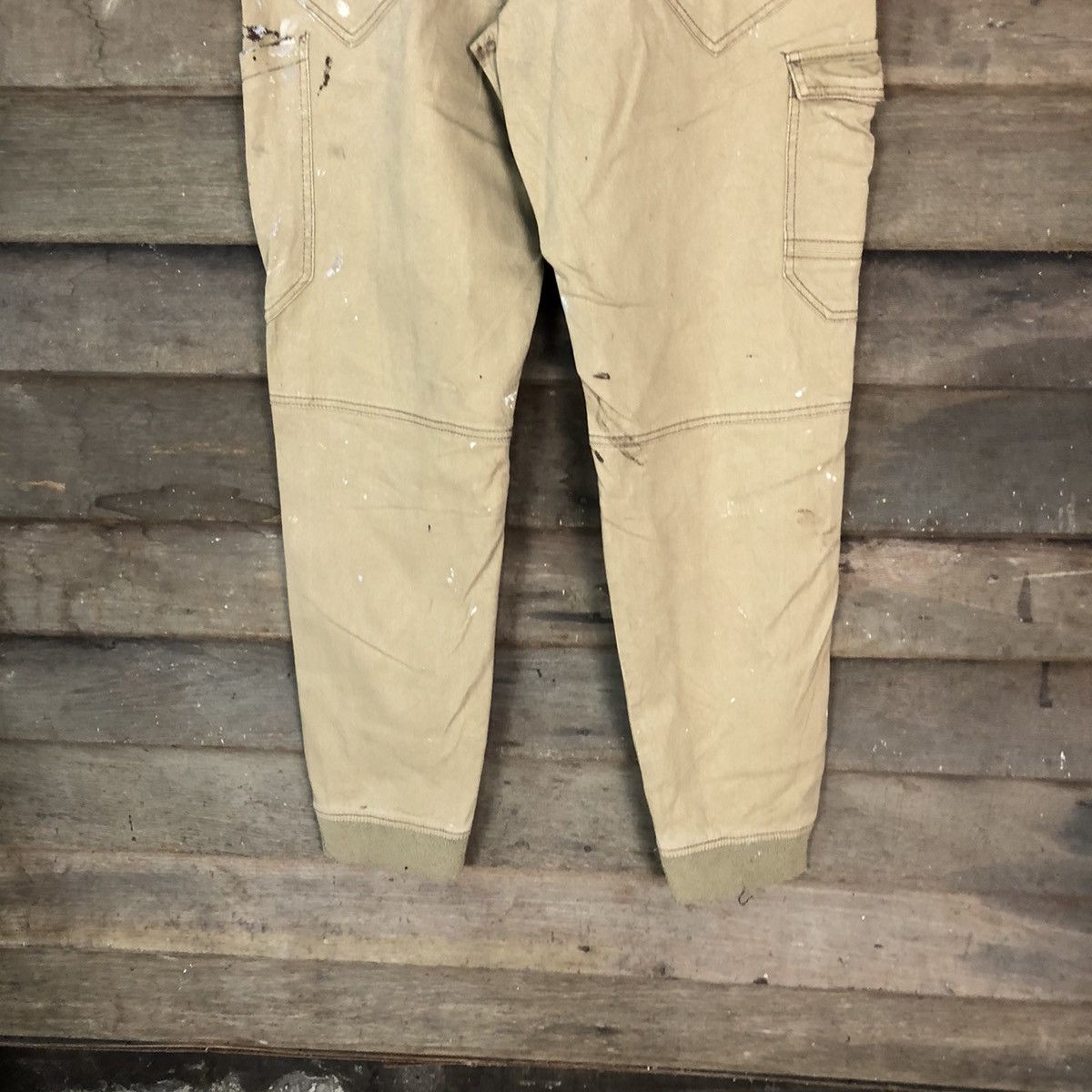 Japanese Brand Japan painter dirty thrased Multipocket Joggers Pants #6780 Size US 32 / EU 48 - 12 Thumbnail
