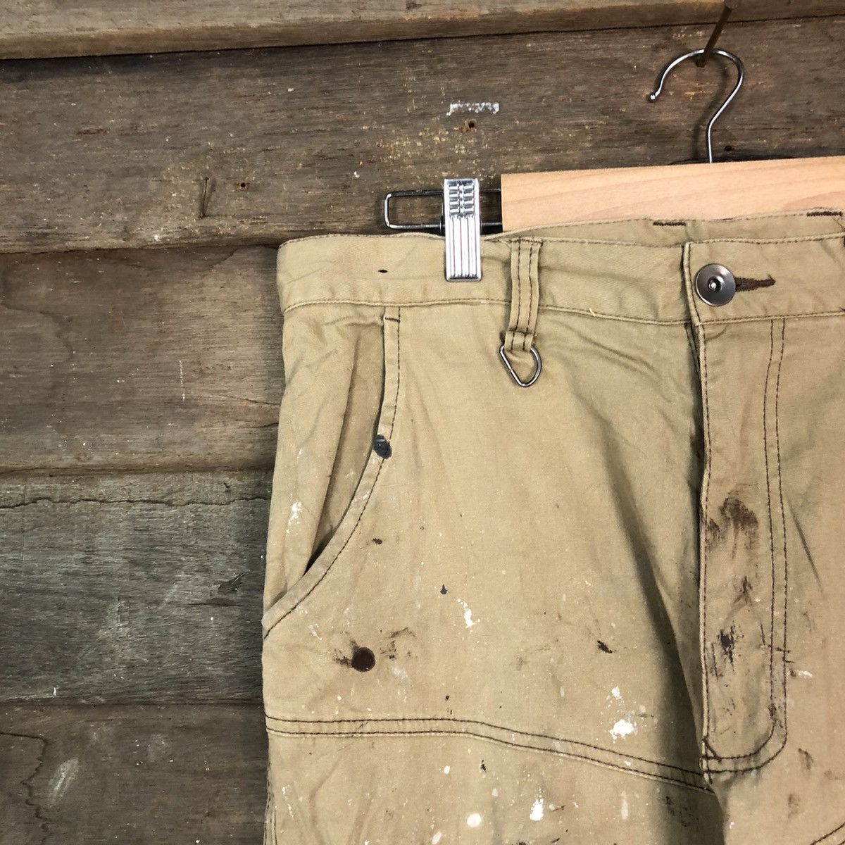 Japanese Brand Japan painter dirty thrased Multipocket Joggers Pants #6780 Size US 32 / EU 48 - 4 Thumbnail
