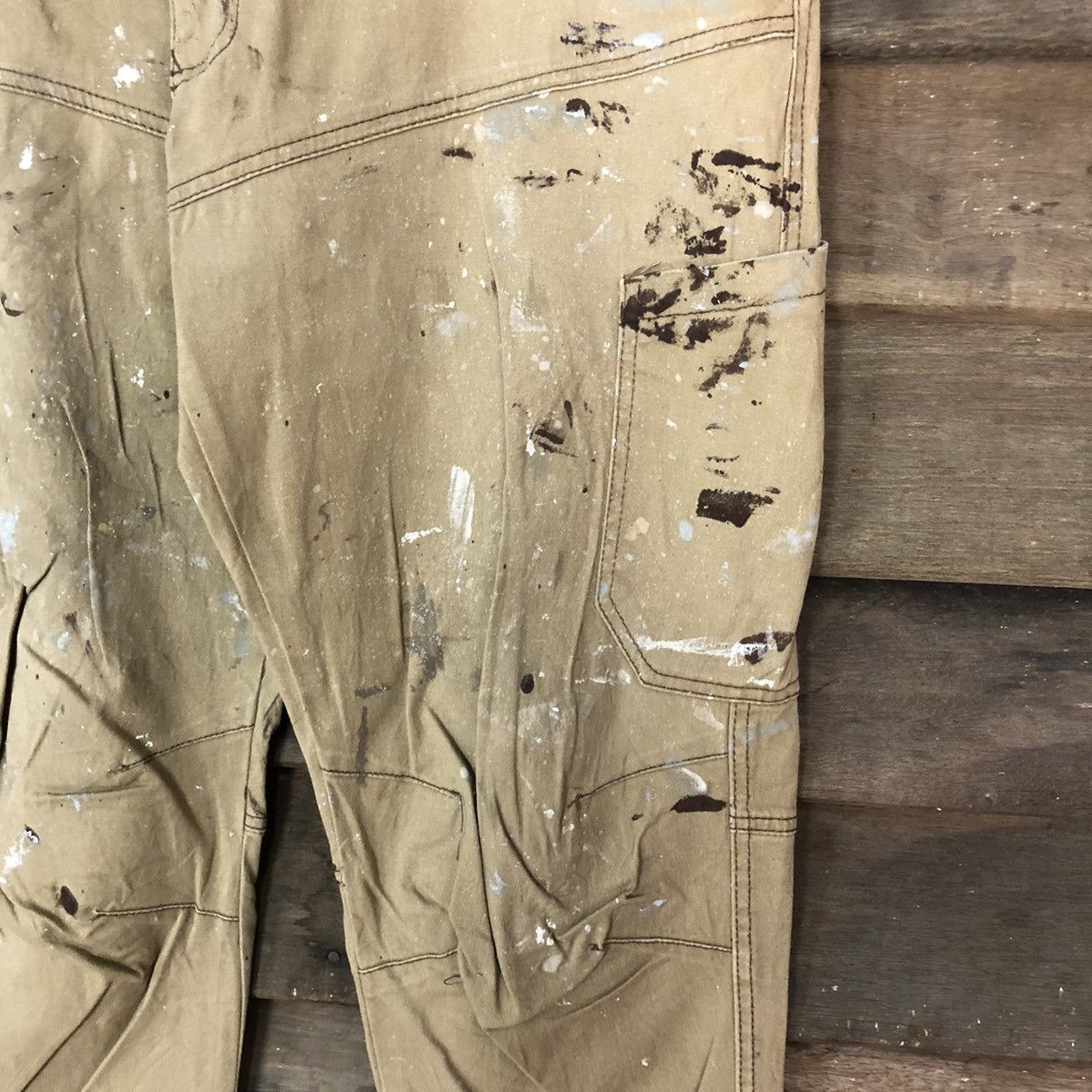 Japanese Brand Japan painter dirty thrased Multipocket Joggers Pants #6780 Size US 32 / EU 48 - 7 Thumbnail
