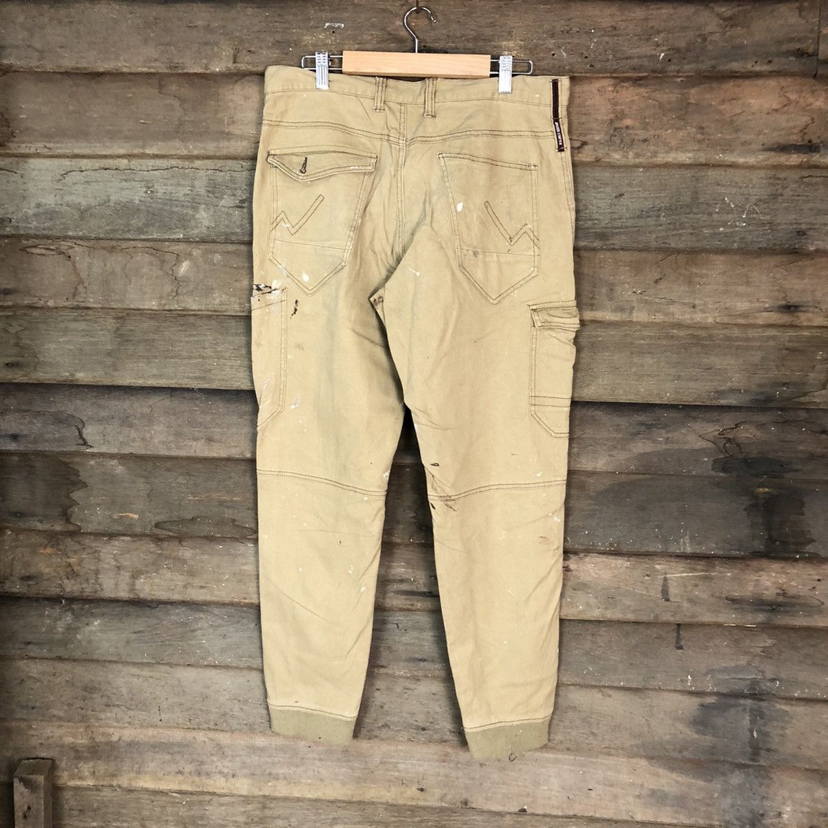 Japanese Brand Japan painter dirty thrased Multipocket Joggers Pants #6780 Size US 32 / EU 48 - 10 Thumbnail