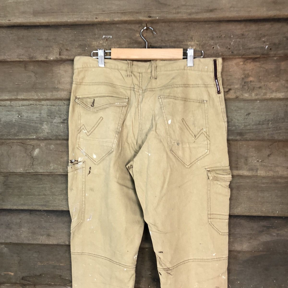 Japanese Brand Japan painter dirty thrased Multipocket Joggers Pants #6780 Size US 32 / EU 48 - 11 Thumbnail