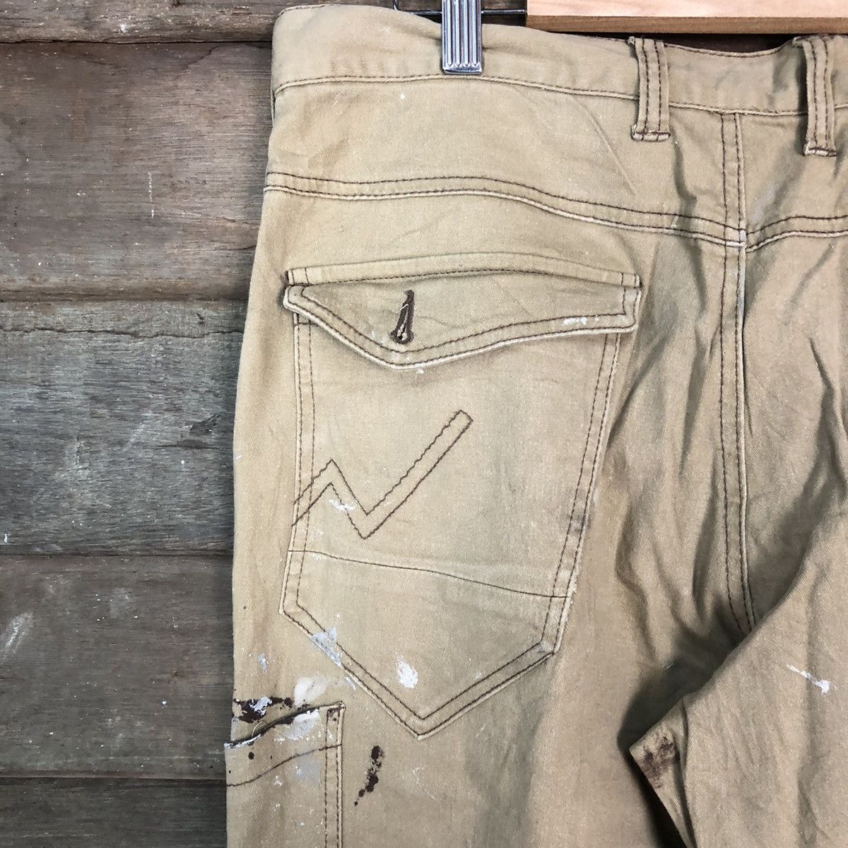 Japanese Brand Japan painter dirty thrased Multipocket Joggers Pants #6780 Size US 32 / EU 48 - 13 Thumbnail