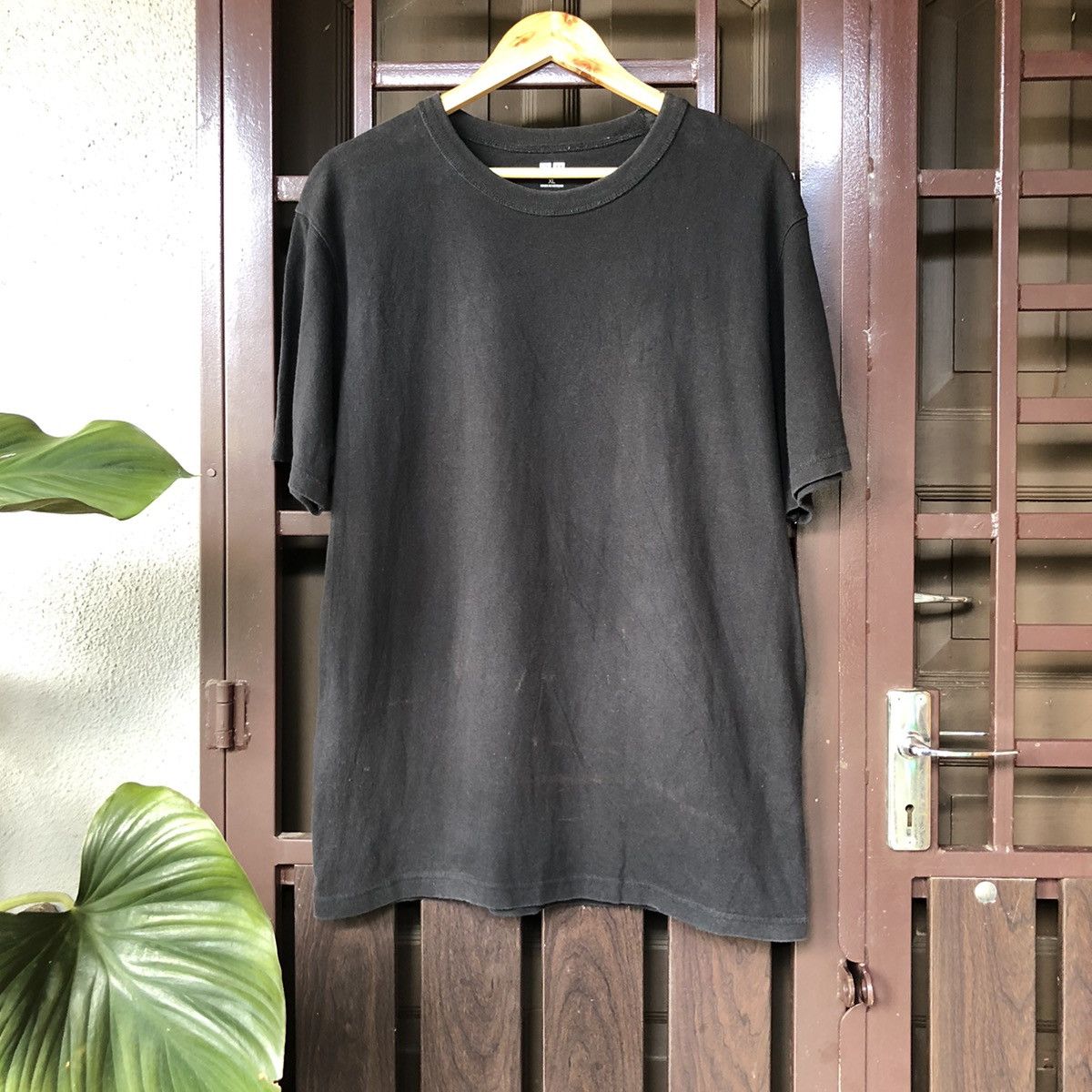 image of Archival Clothing x Lemaire Faded Uniqlo X Lemaire Tshirt in Faded Black, Men's (Size XL)