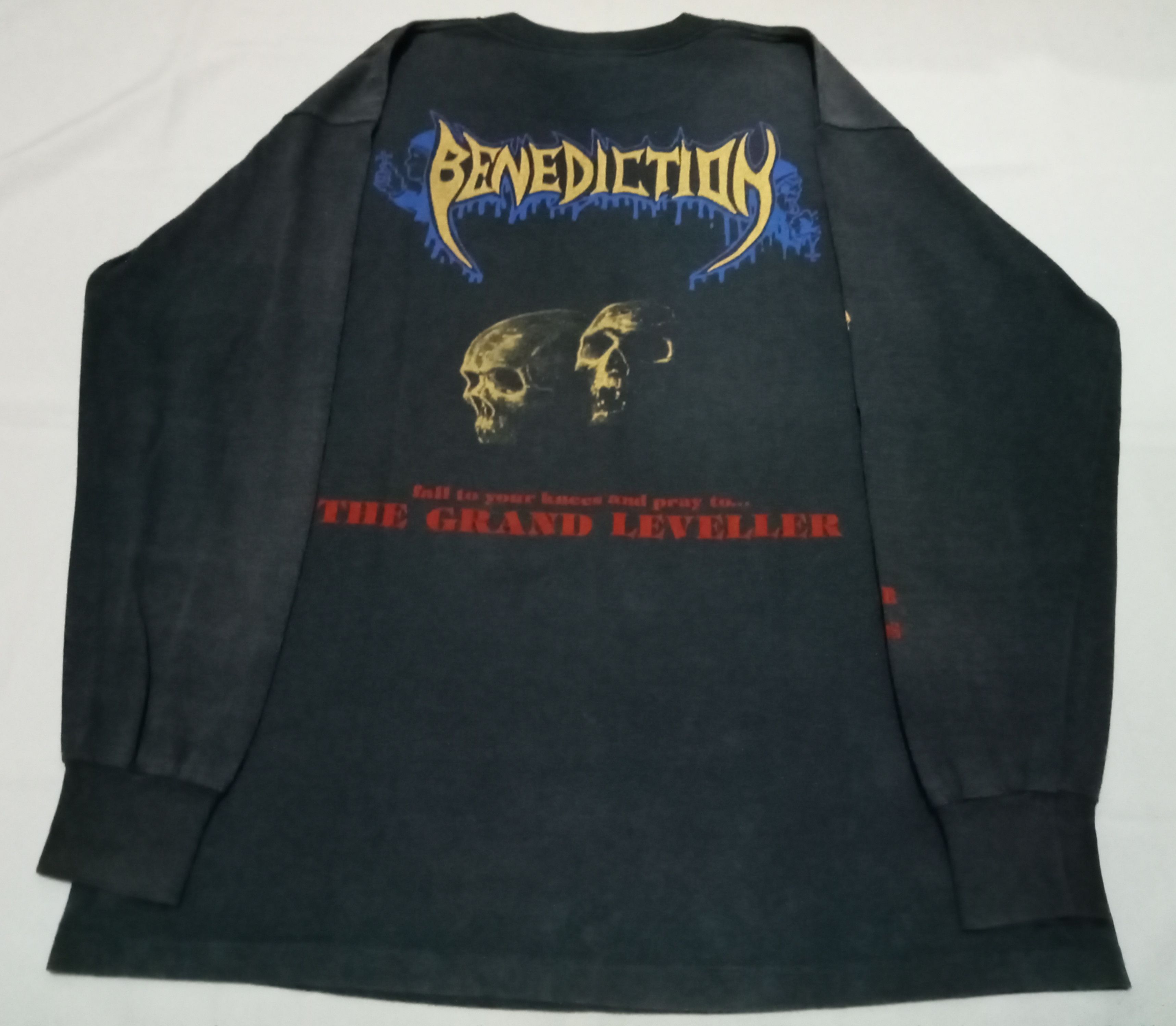 Band Tees Benediction The Grand Leveller Longsleeve T Shirt Size US XL / EU 56 / 4 - 4 Thumbnail