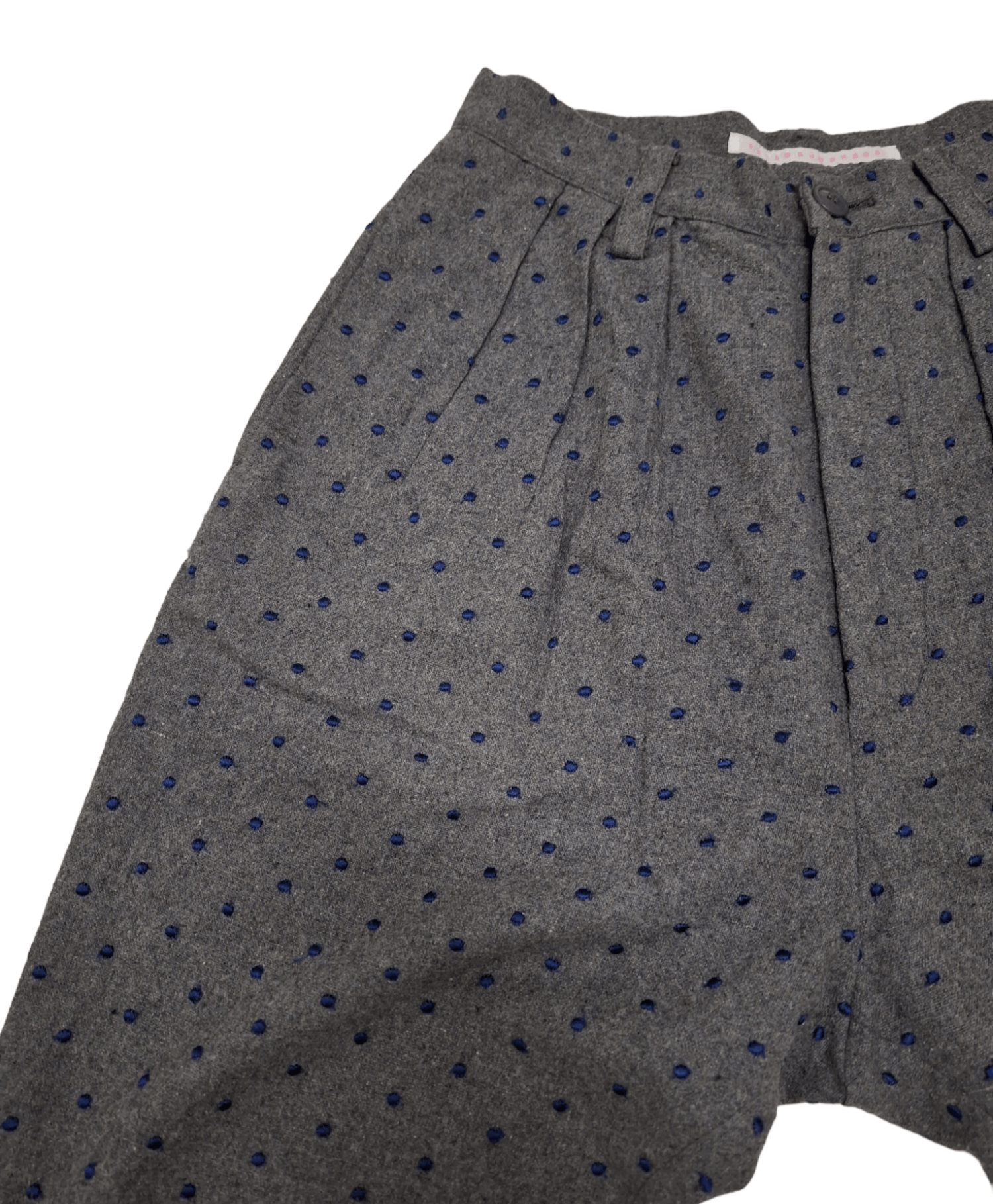 Issey Miyake × Sunao Kuwahara Sunao Kuwahara High Rise Polkadot Balloon Cropped Pants Size 27" / US 4 / IT 40 - 4 Thumbnail