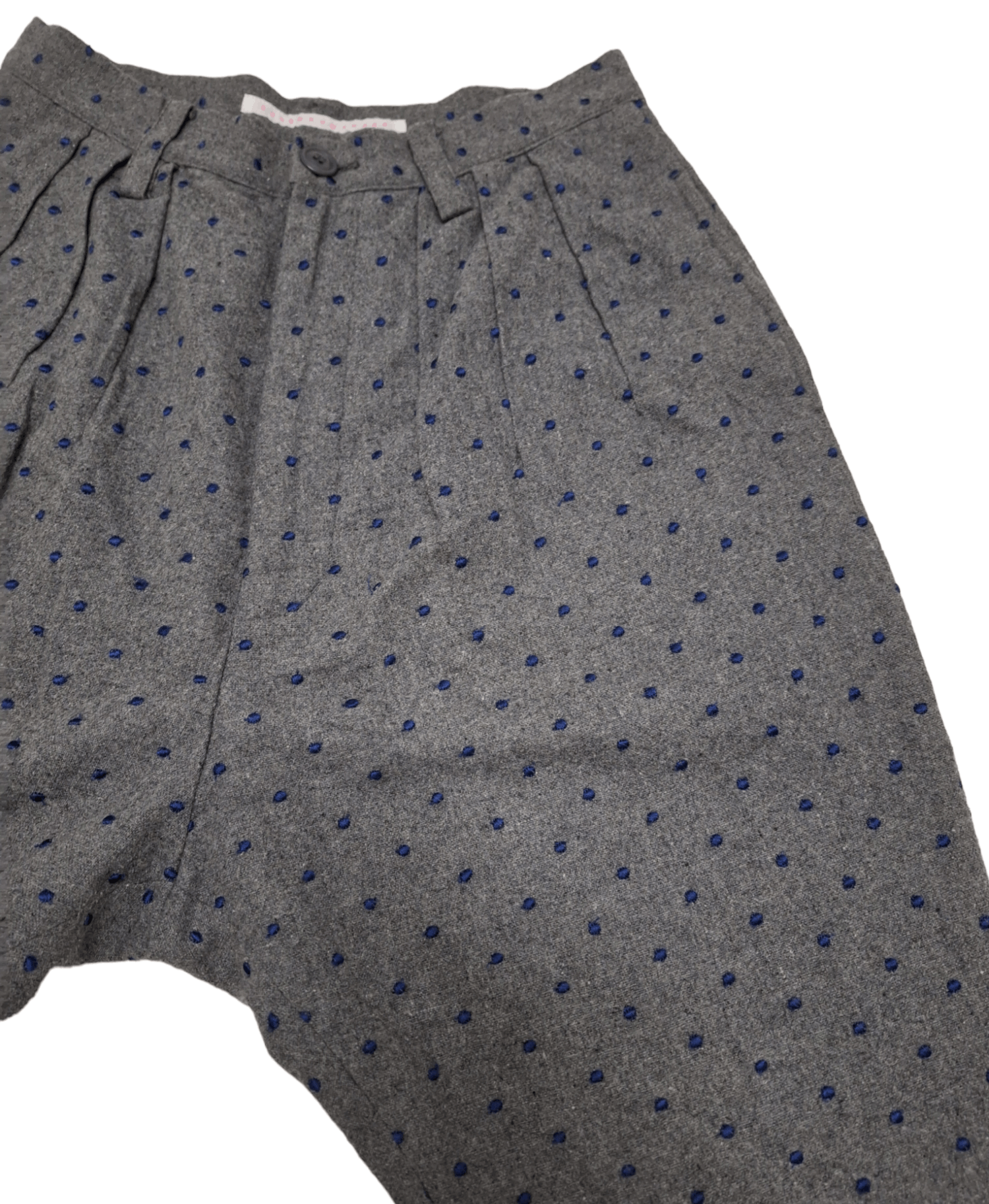 Issey Miyake × Sunao Kuwahara Sunao Kuwahara High Rise Polkadot Balloon Cropped Pants Size 27" / US 4 / IT 40 - 2 Thumbnail