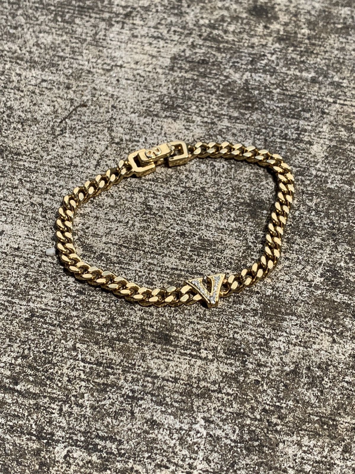 Valentino VINTAGE VALENTINO GARAVANI GOLD PLATED BRACELET Size ONE SIZE - 1 Thumbnail