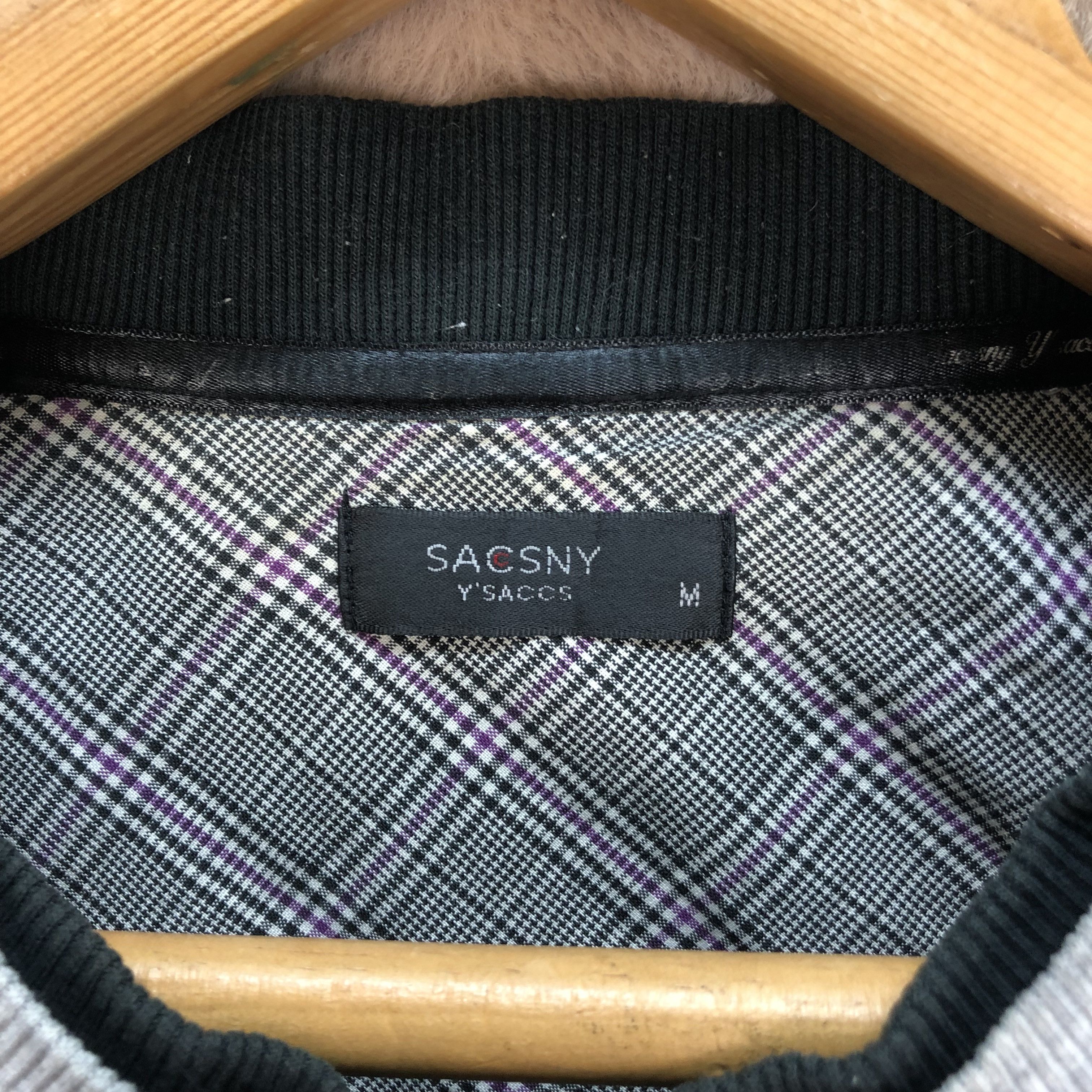 Japanese Brand Rare🔥 SACSNY Y'SACCS Big Logo Sweatshirts #6219-54 Size US M / EU 48-50 / 2 - 9 Thumbnail