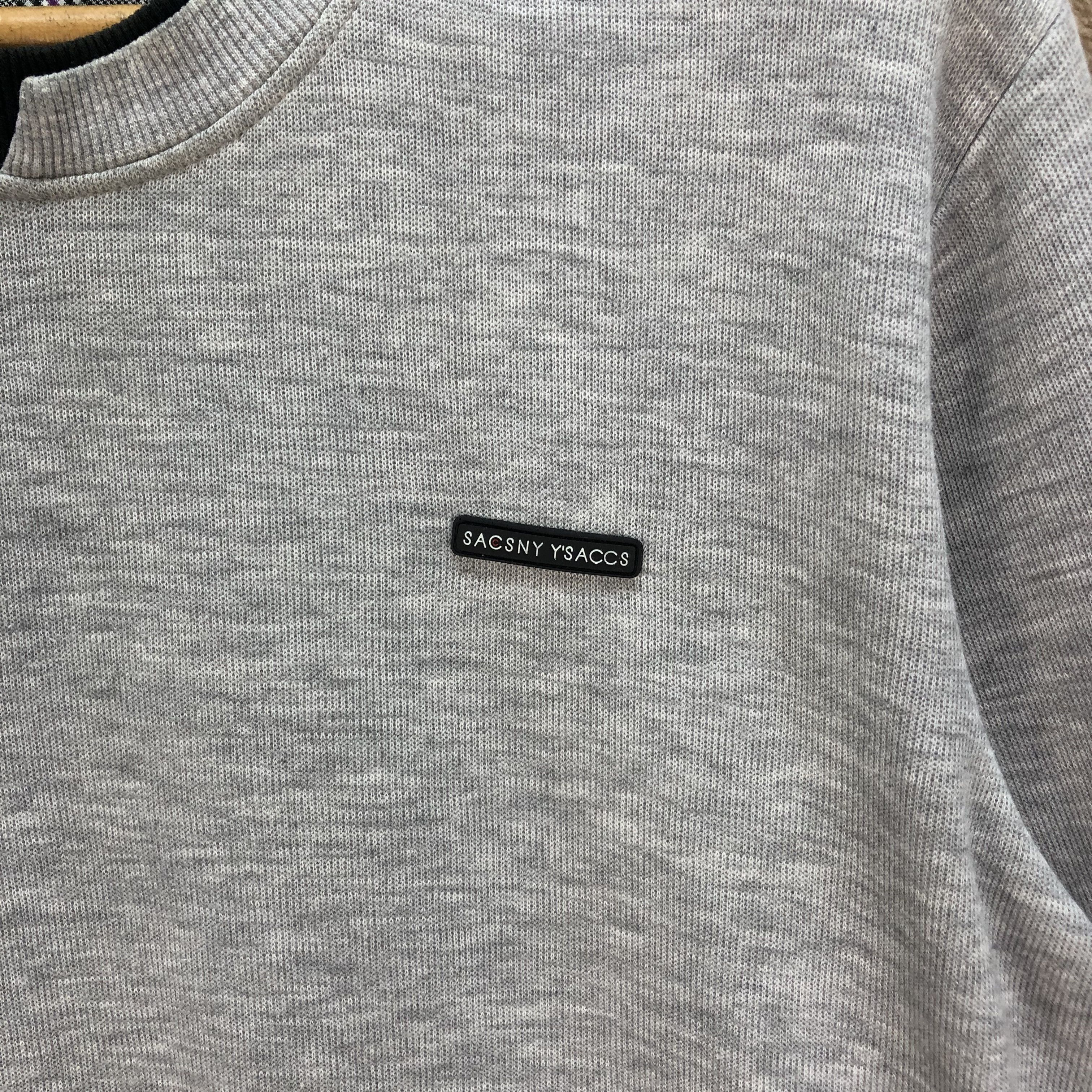 Japanese Brand Rare🔥 SACSNY Y'SACCS Big Logo Sweatshirts #6219-54 Size US M / EU 48-50 / 2 - 5 Thumbnail