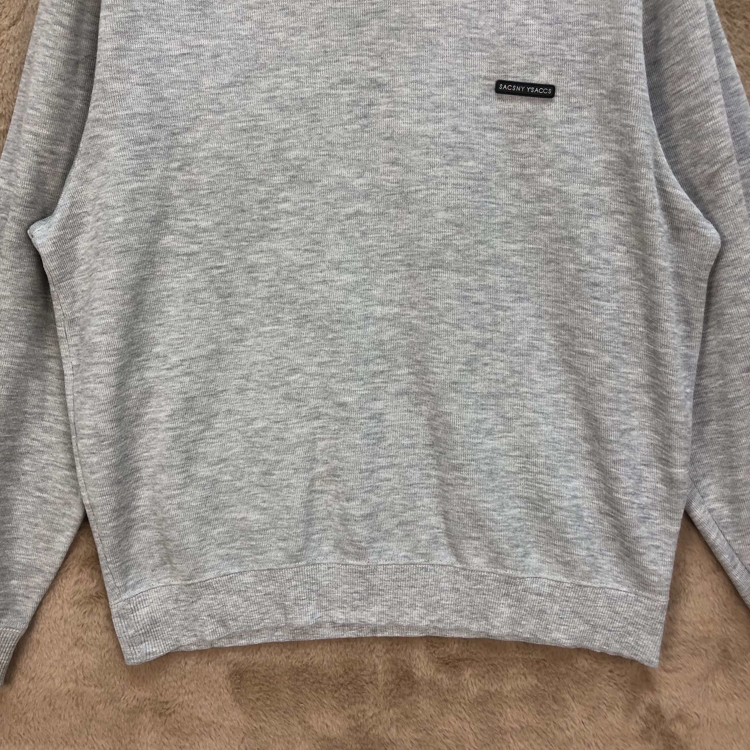 Japanese Brand Rare🔥 SACSNY Y'SACCS Big Logo Sweatshirts #6219-54 Size US M / EU 48-50 / 2 - 6 Thumbnail