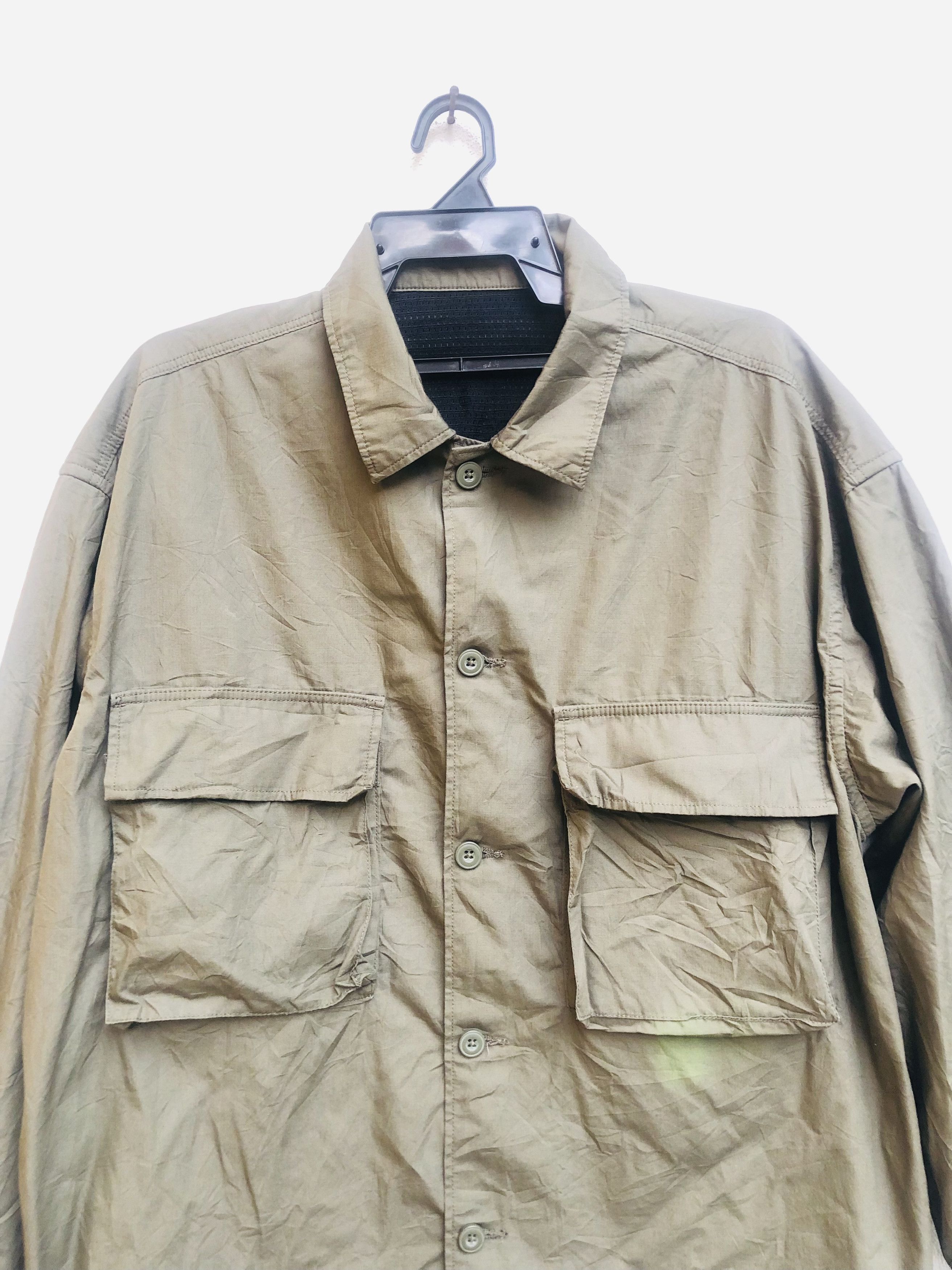 Japanese Brand × Vintage Vintage GU Big Pocket Designed Fashion Style Sweater Size US XL / EU 56 / 4 - 5 Thumbnail