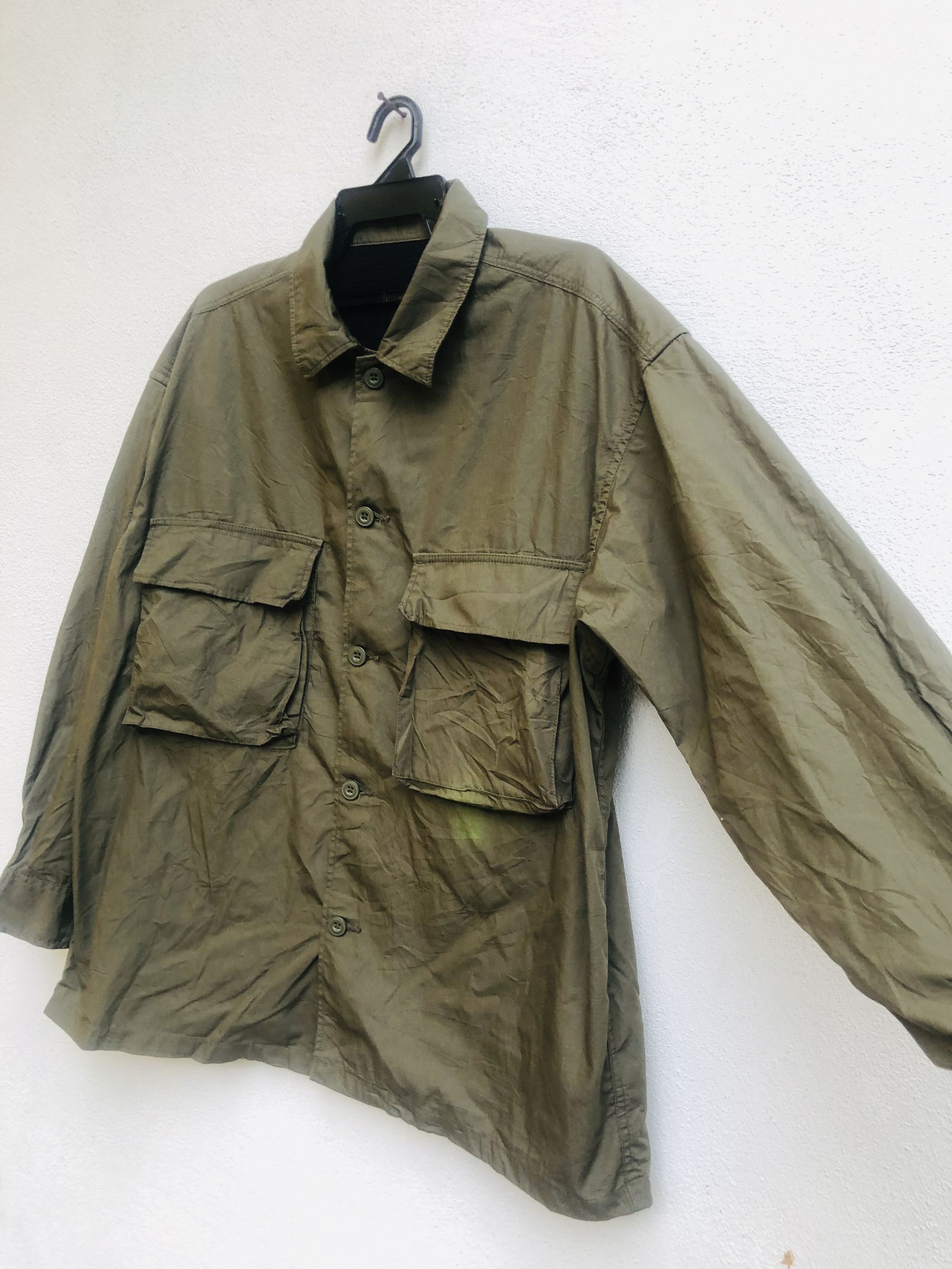 Japanese Brand × Vintage Vintage GU Big Pocket Designed Fashion Style Sweater Size US XL / EU 56 / 4 - 4 Thumbnail