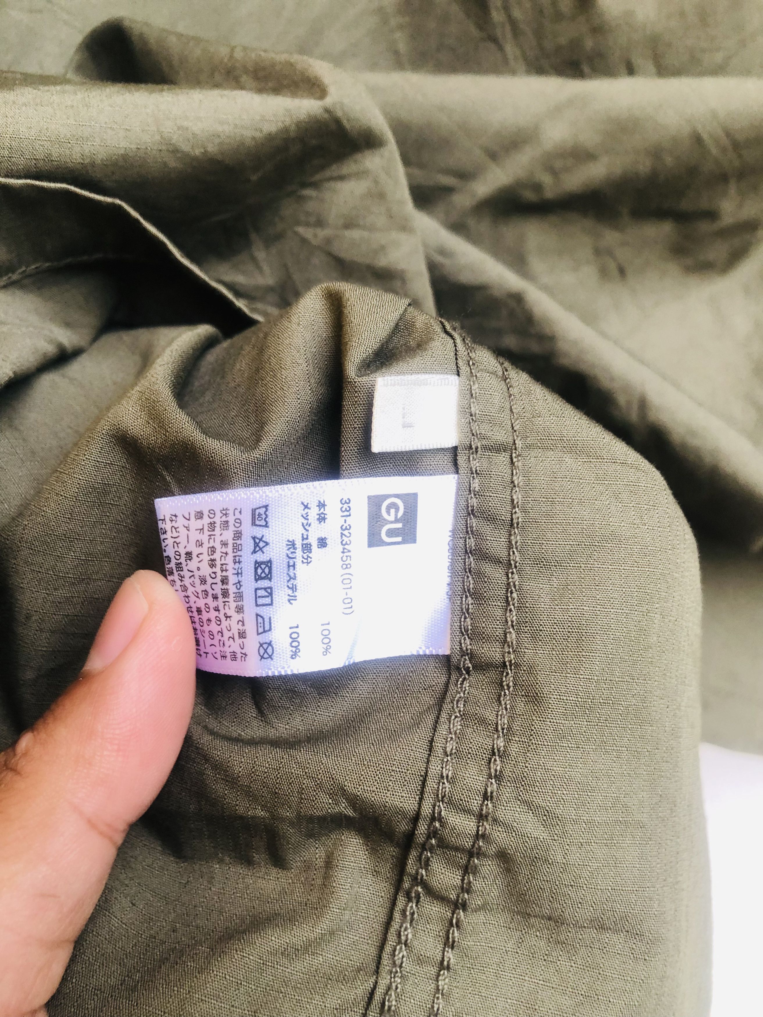Japanese Brand × Vintage Vintage GU Big Pocket Designed Fashion Style Sweater Size US XL / EU 56 / 4 - 7 Thumbnail