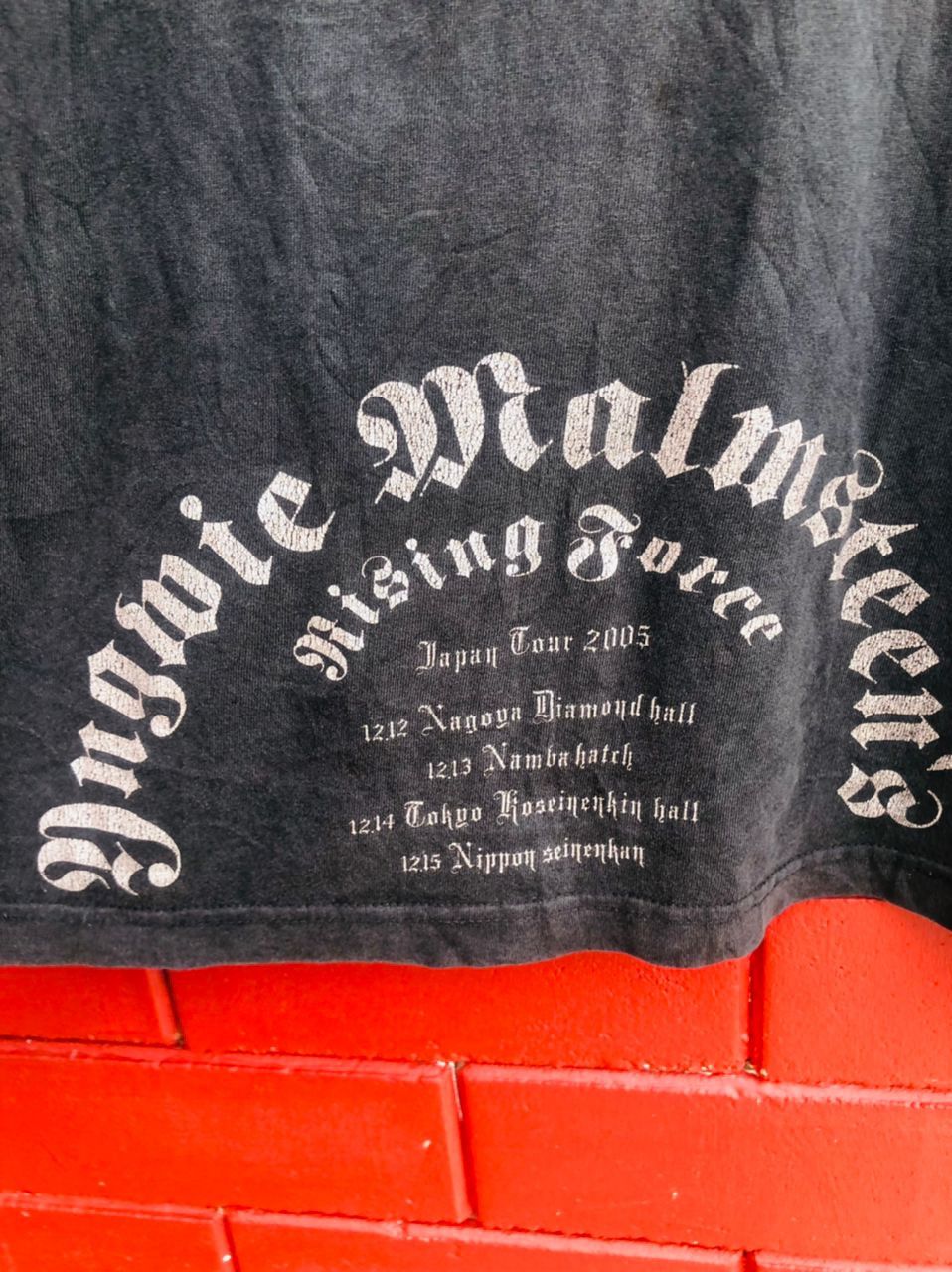 Band Tees × Vintage Vintage Yngwie Malmsteen Rising Force Tour Shirt Size US L / EU 52-54 / 3 - 7 Thumbnail