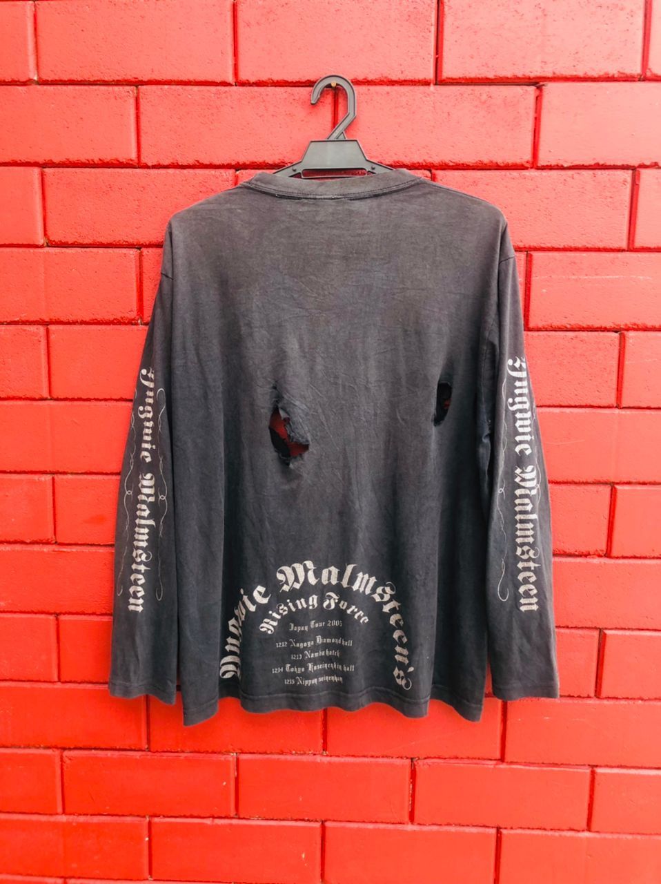 Band Tees × Vintage Vintage Yngwie Malmsteen Rising Force Tour Shirt Size US L / EU 52-54 / 3 - 2 Thumbnail