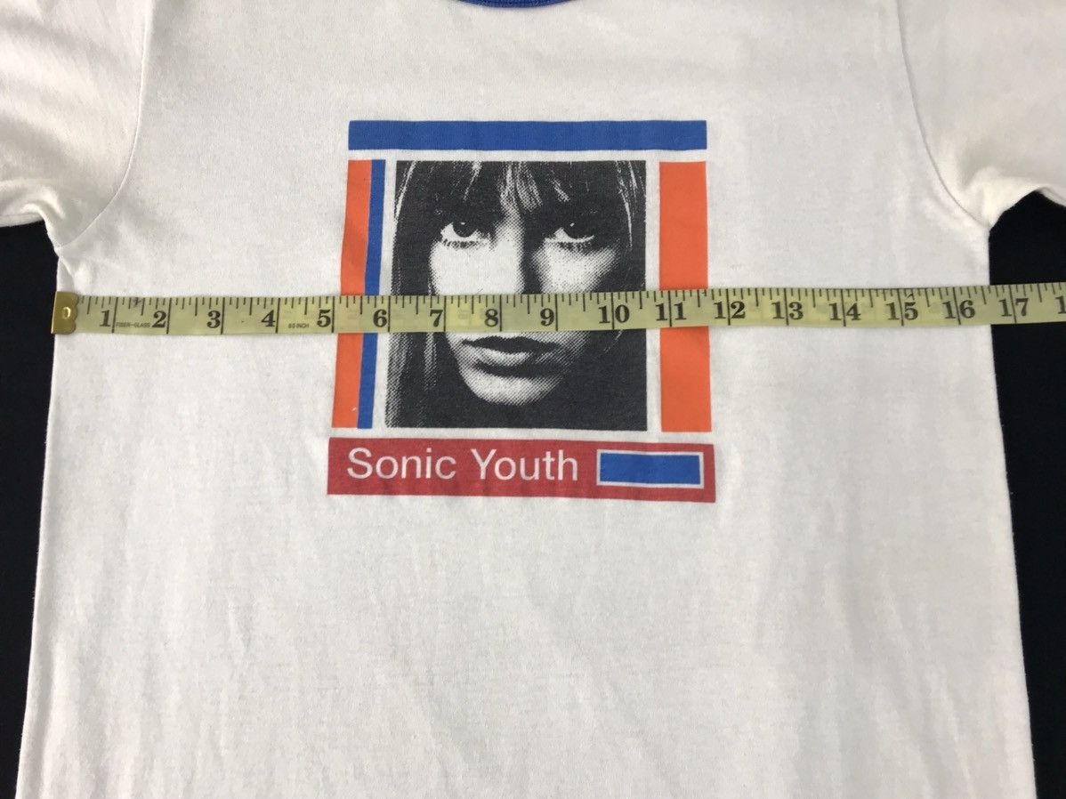 Band Tees Rare Sonic Youth Jane Birkin Blue Ringer Tee Big Printed Size US S / EU 44-46 / 1 - 6 Thumbnail