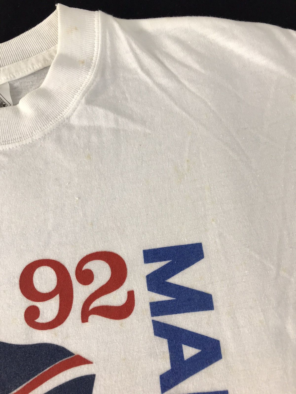 Vintage Nigel Mansell British Racing Driver 1992 Tee Big Printed Size US S / EU 44-46 / 1 - 11 Thumbnail