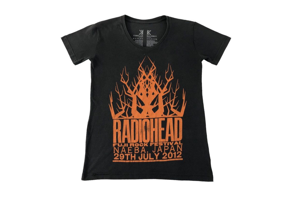Band Tees Radiohead Fuji Rock Festival Tour 2012 Tee T-shirt Printed Size US S / EU 44-46 / 1 - 1 Thumbnail
