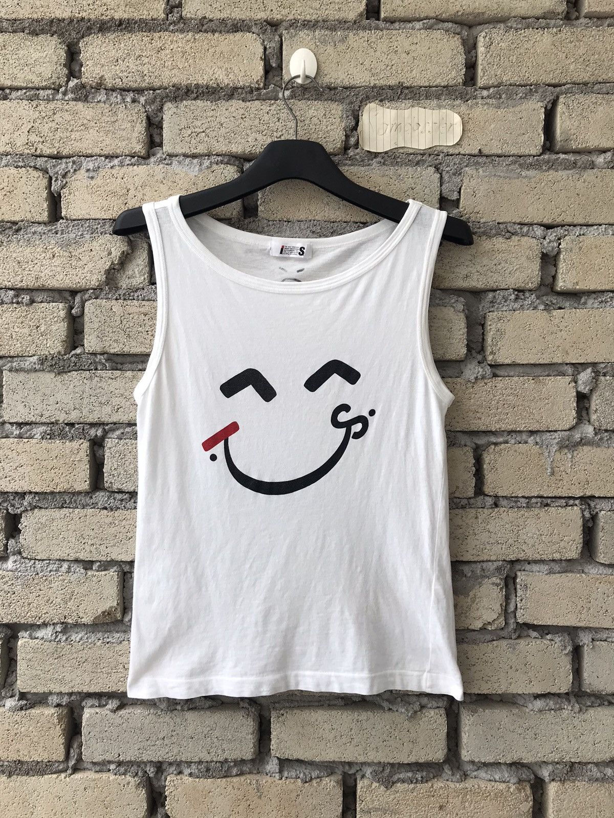 Vintage Issey Miyake Tank Top Sleeveless Smile Design