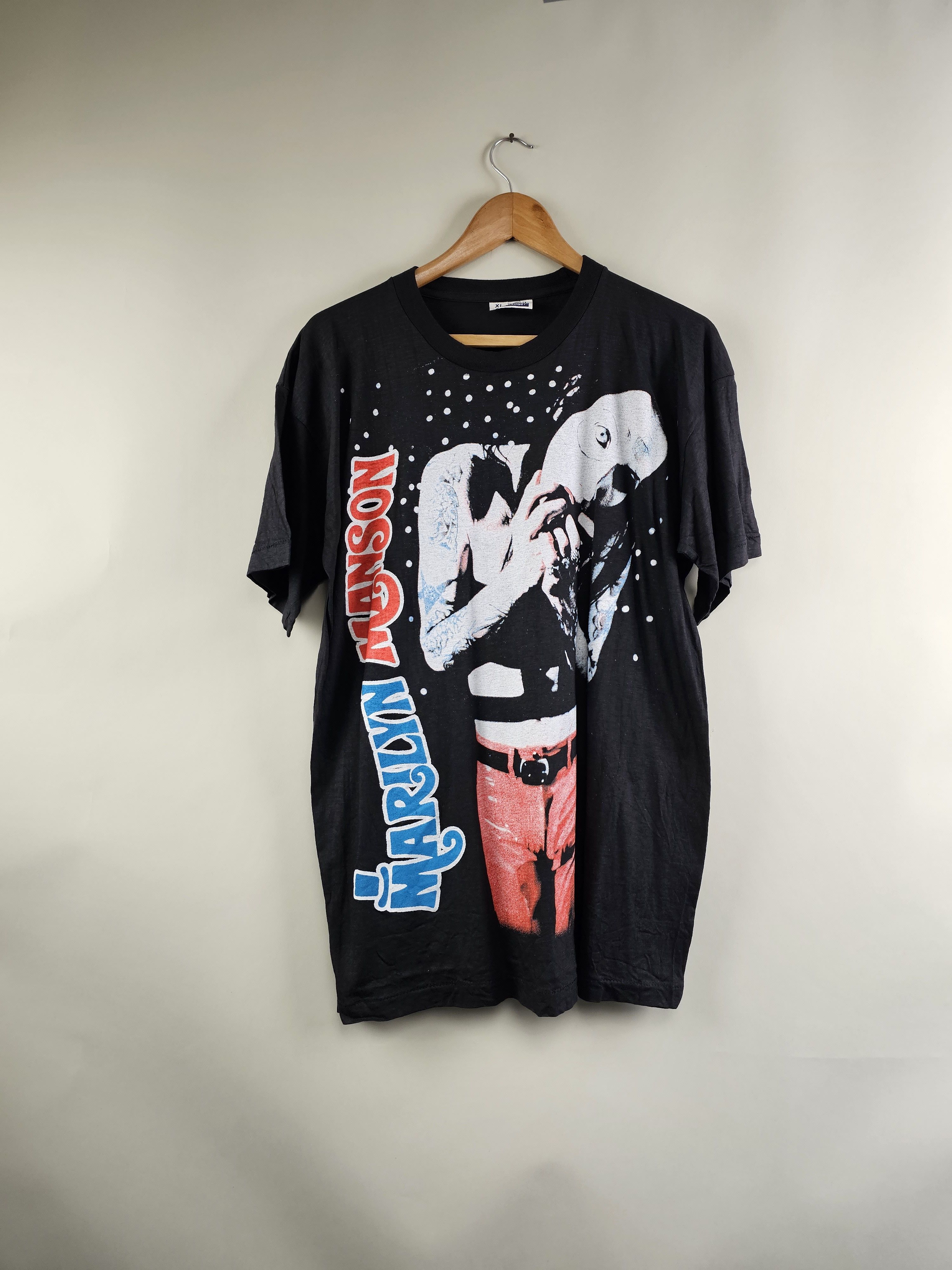 Marilyn Manson shops Mechanical Animals Vintage 1990s Unisex T-shirt Size Medium