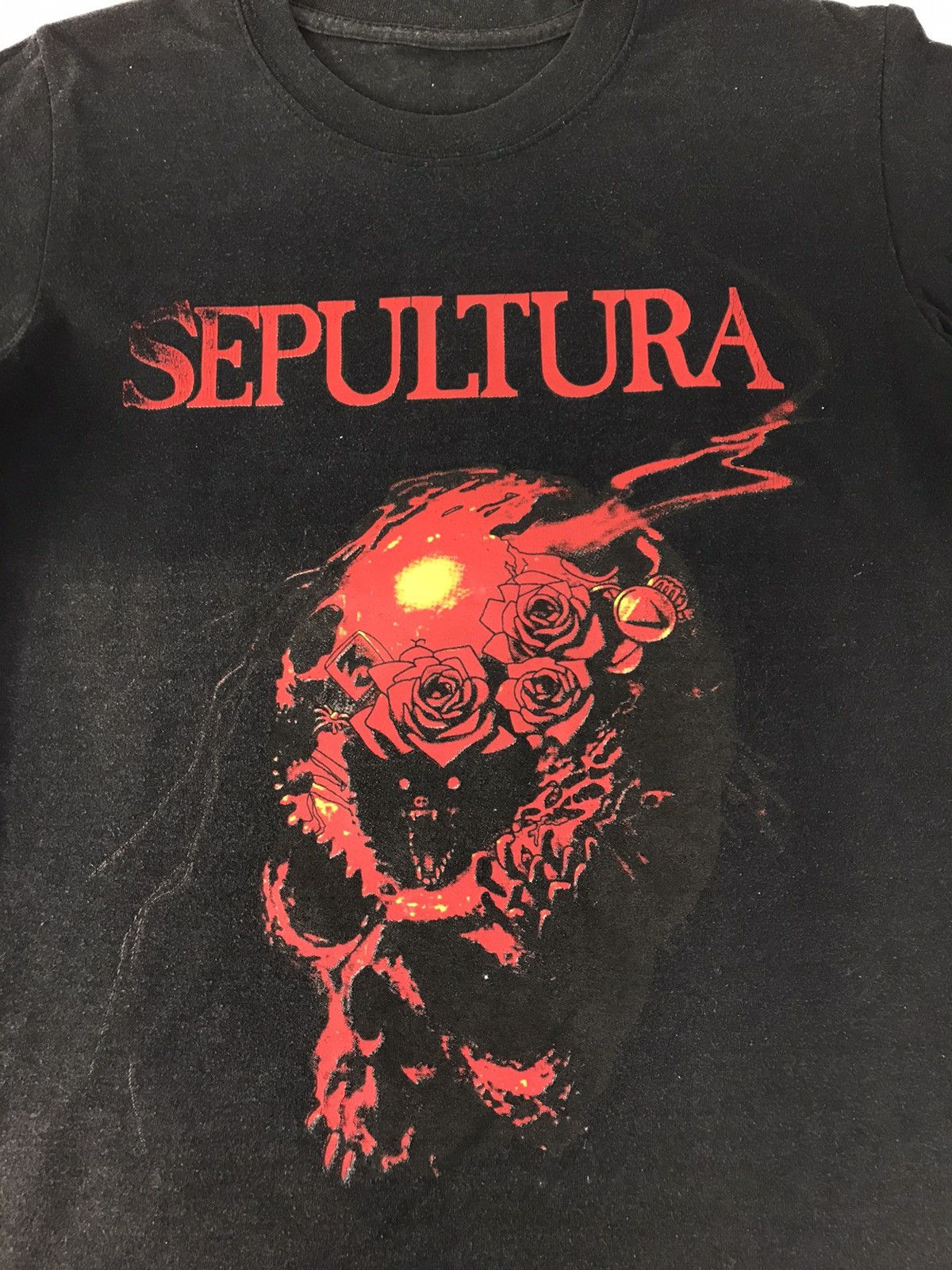 Band Tees Sepultura Beneath The Remain Tour 90 Sidetape Longsleeve Tee Size US S / EU 44-46 / 1 - 5 Thumbnail