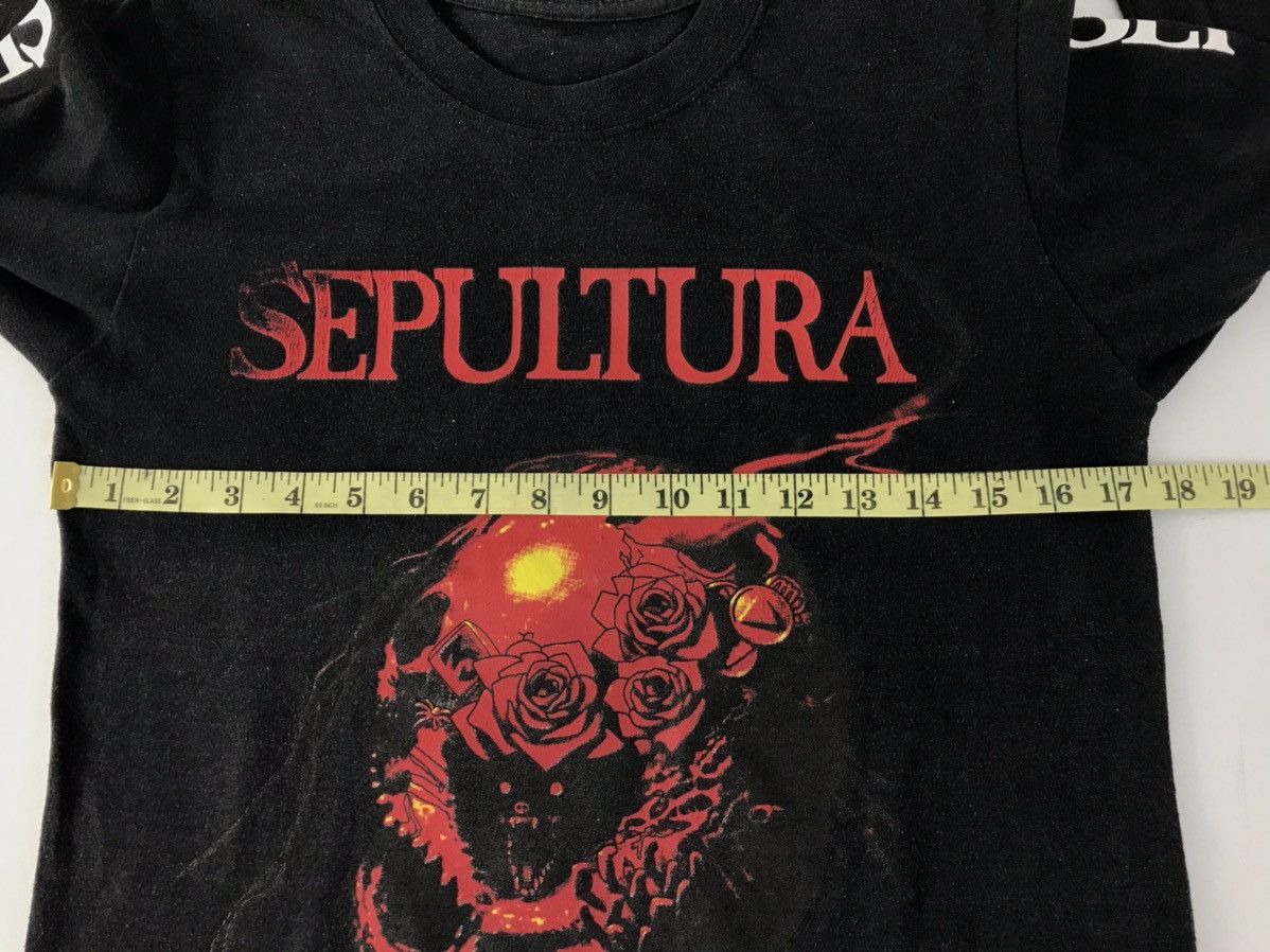 Band Tees Sepultura Beneath The Remain Tour 90 Sidetape Longsleeve Tee Size US S / EU 44-46 / 1 - 7 Thumbnail