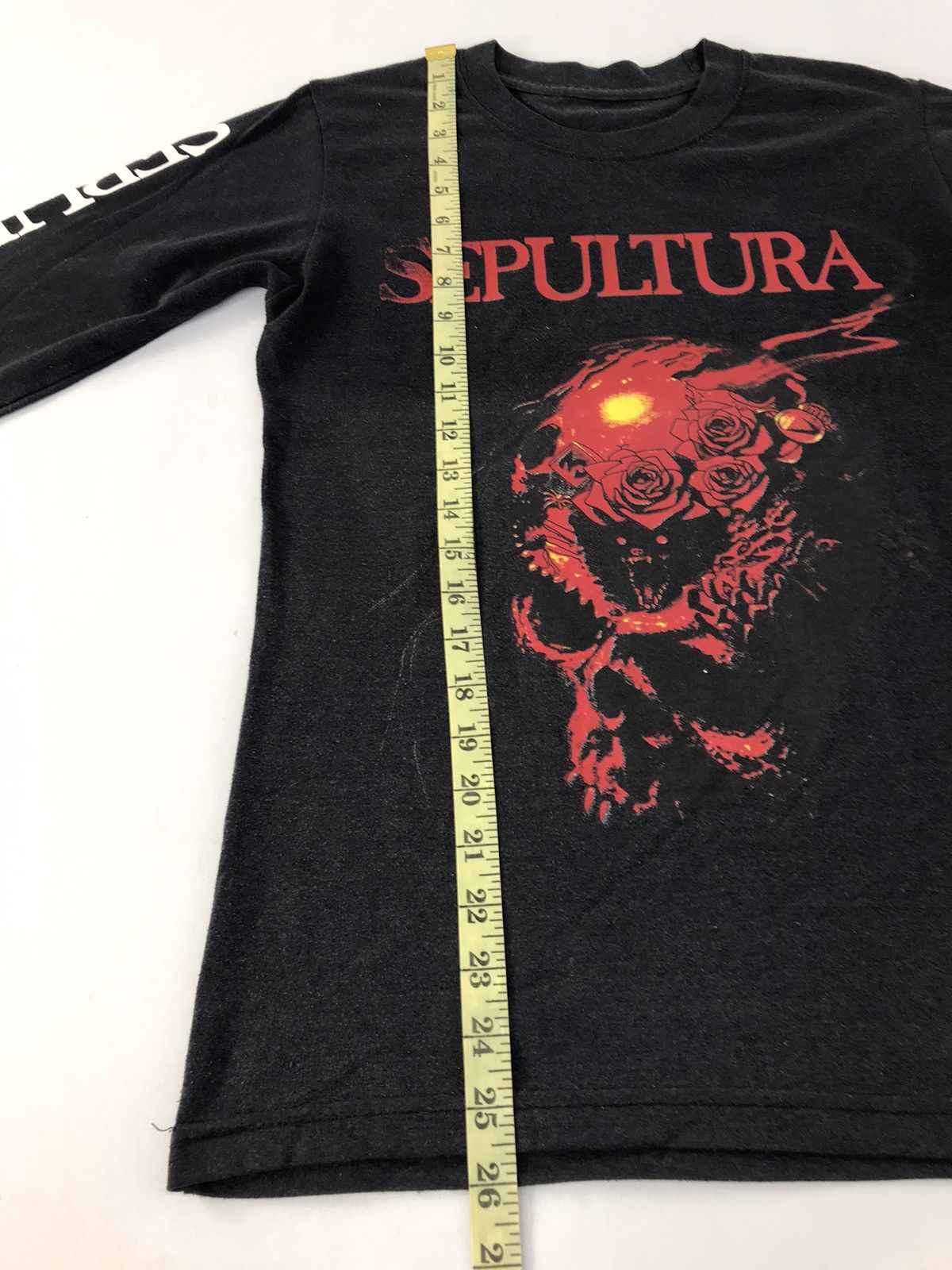 Band Tees Sepultura Beneath The Remain Tour 90 Sidetape Longsleeve Tee Size US S / EU 44-46 / 1 - 8 Thumbnail
