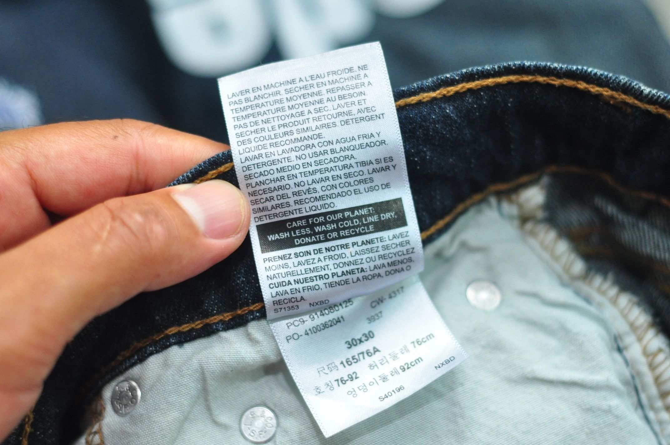 Japanese Brand × Vintage Vintage Levis Distressed Travis Scott Fashion Style Size US 32 / EU 48 - 7 Thumbnail