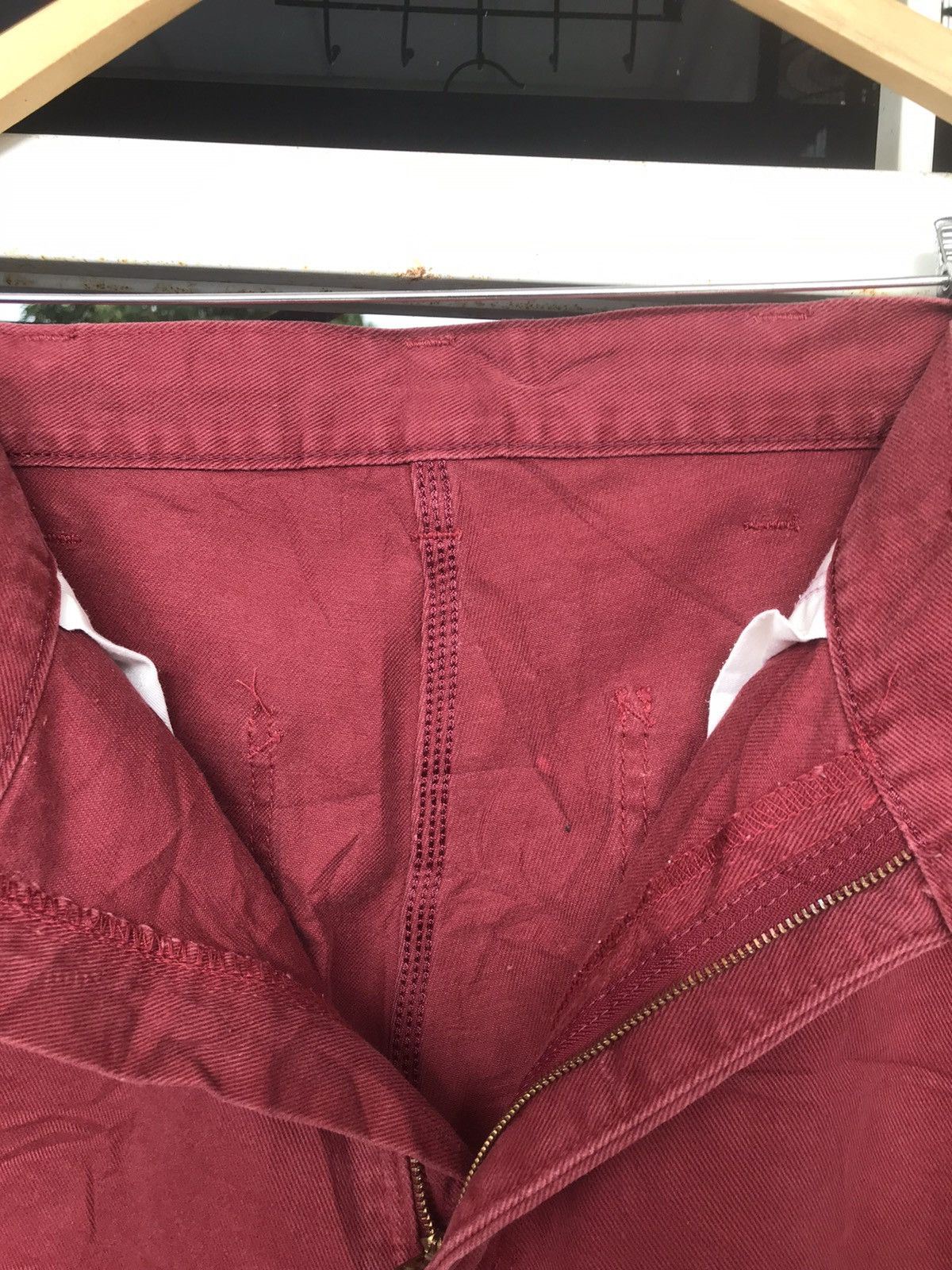 Carhartt × Vintage Maroon Carhartt Single Knee Carpenter Pants Size 34x32 Size US 34 / EU 50 - 7 Thumbnail