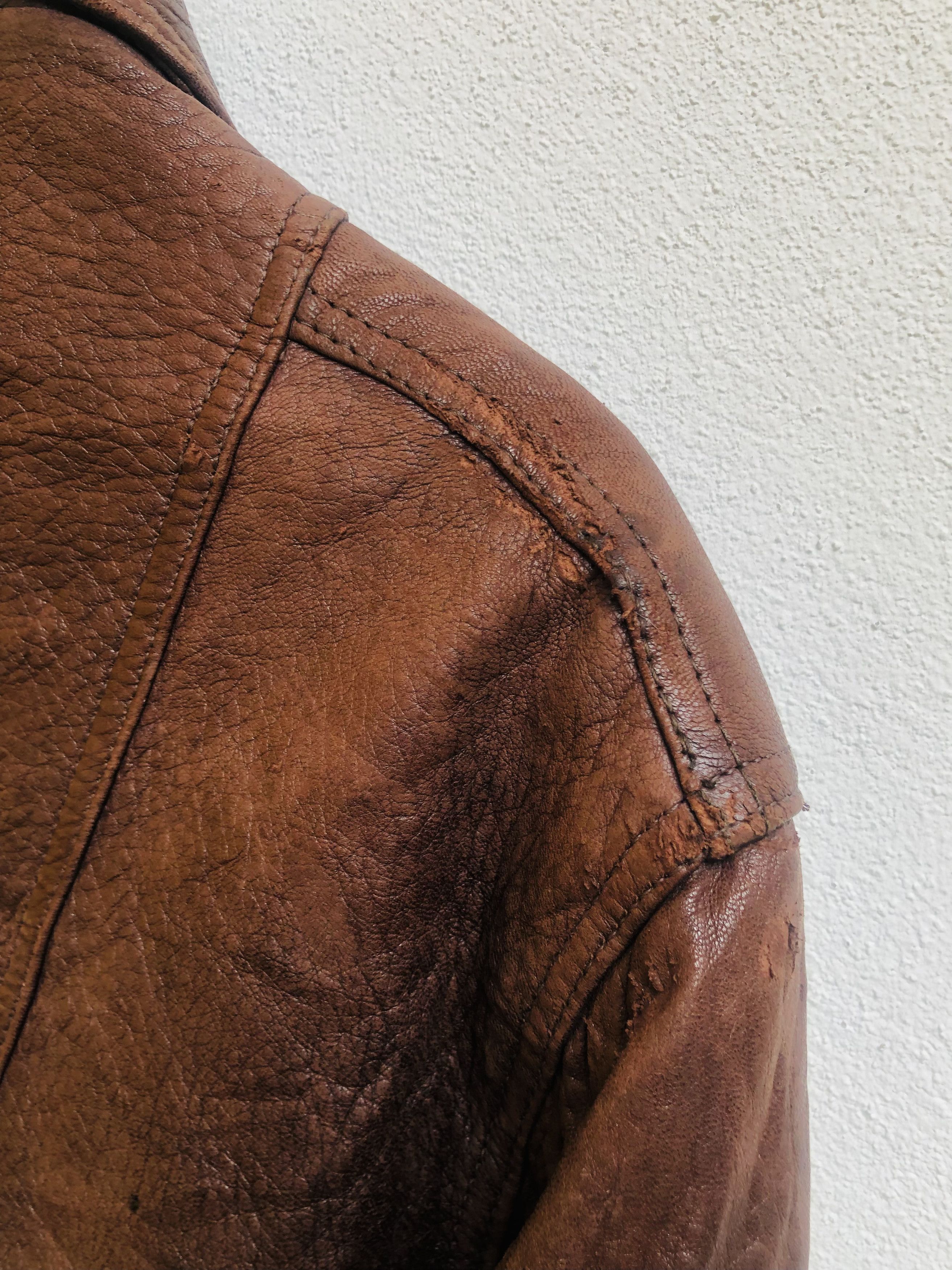 Japanese Brand × Vintage Vintage Leather Jacket Designed Fashion Style Size US L / EU 52-54 / 3 - 11 Thumbnail