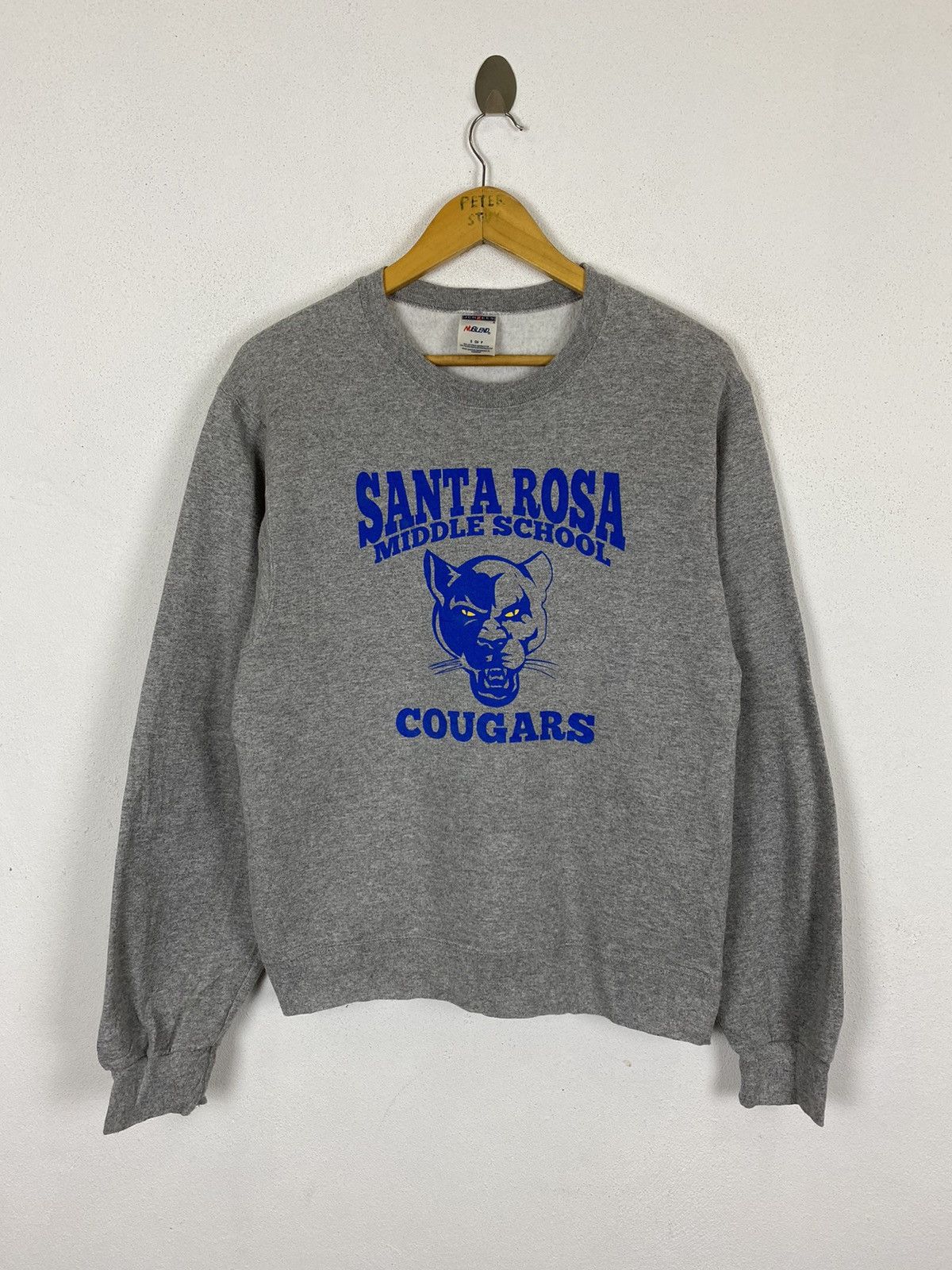 Jerzees × Vintage VINTAGE SANTA ROSA COUGARS SWEATER Size US S / EU 44-46 / 1 - 2 Thumbnail