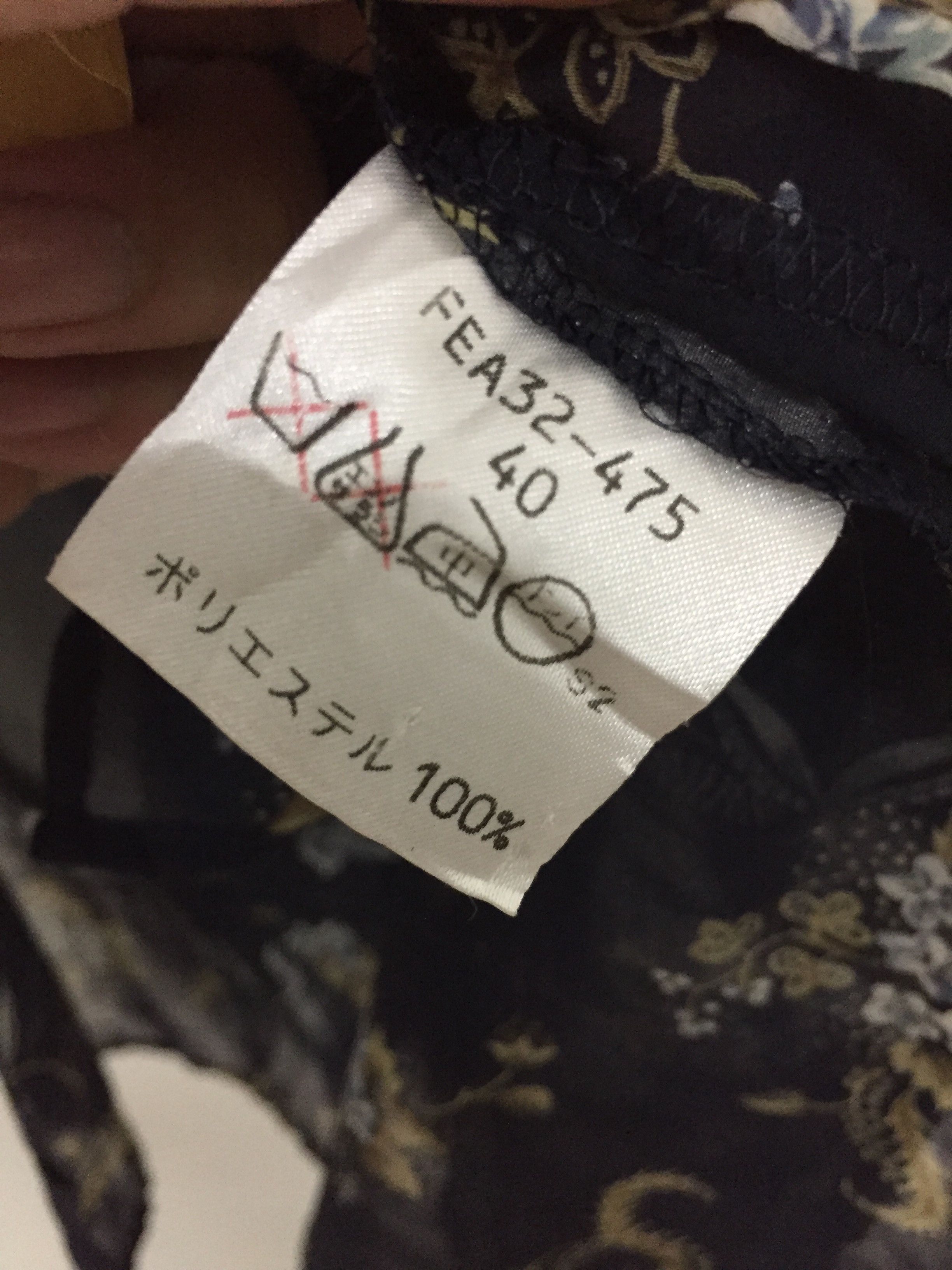 Burberry × Vintage 80's BURBERRYS Floral Full Print irreversible Paper thin Size L / US 10 / IT 46 - 9 Thumbnail