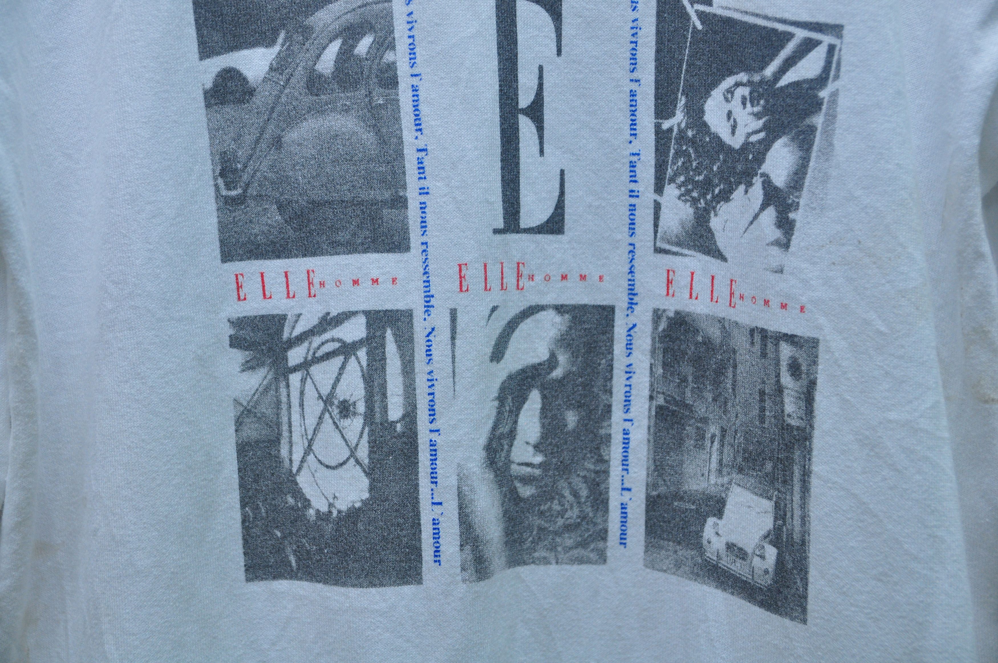 Designer × Japanese Brand × Vintage Elle Homme Paris Long Sleeve Travis Scott Fashion Style Size US L / EU 52-54 / 3 - 6 Thumbnail
